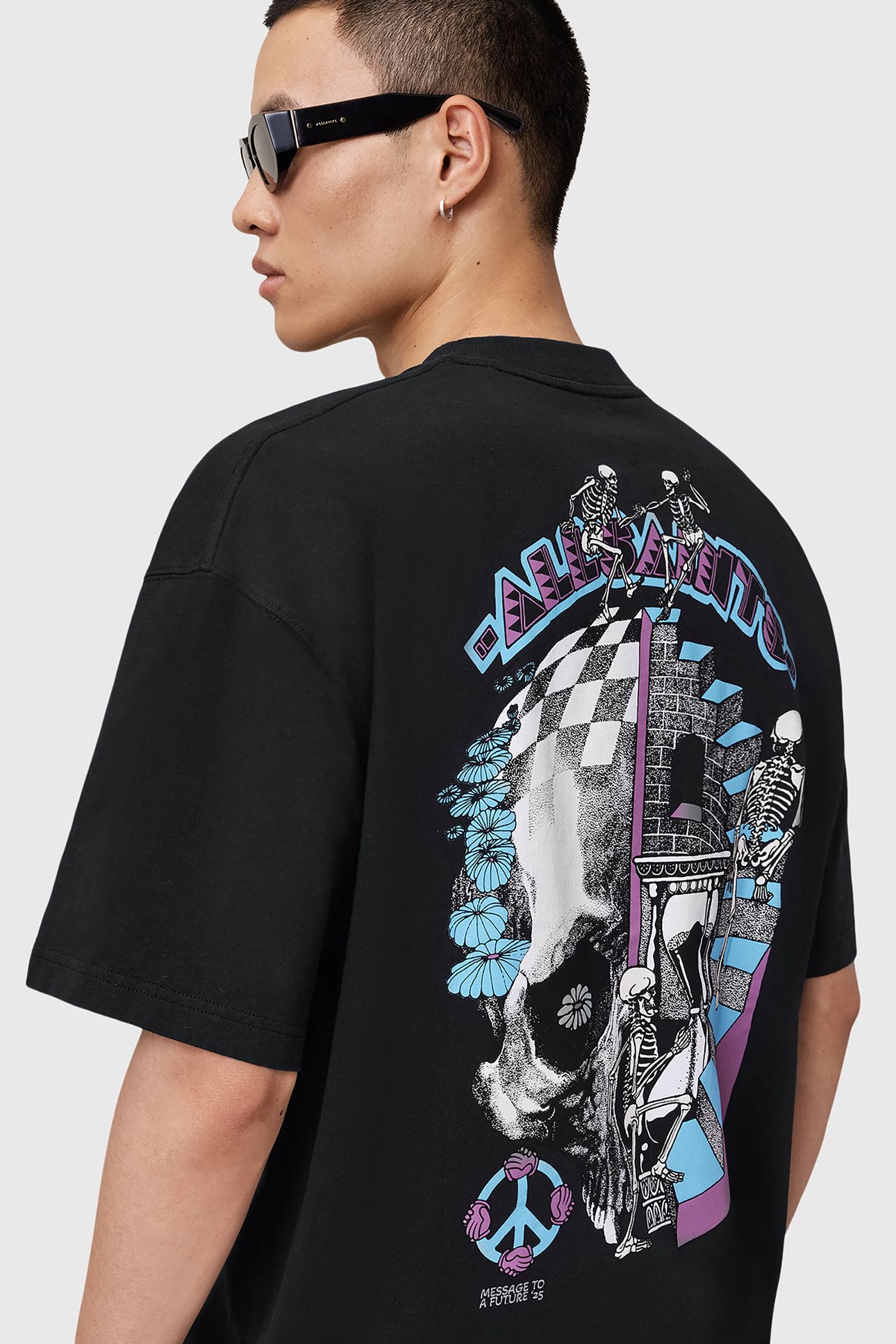 REINCARNATE SS CREW WASHED BLACK 6