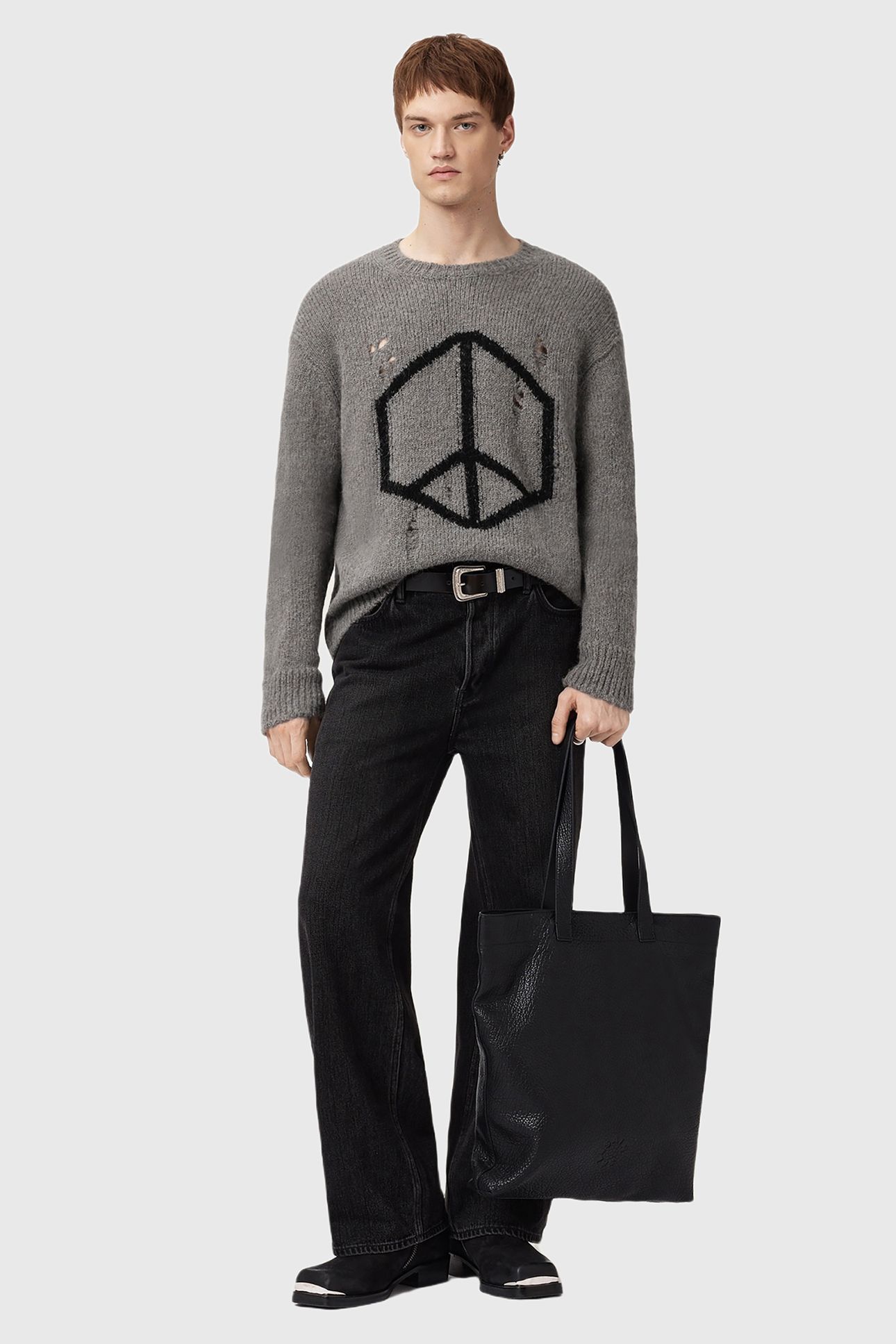 MESSAGE CREW GUNMETAL GREY 3