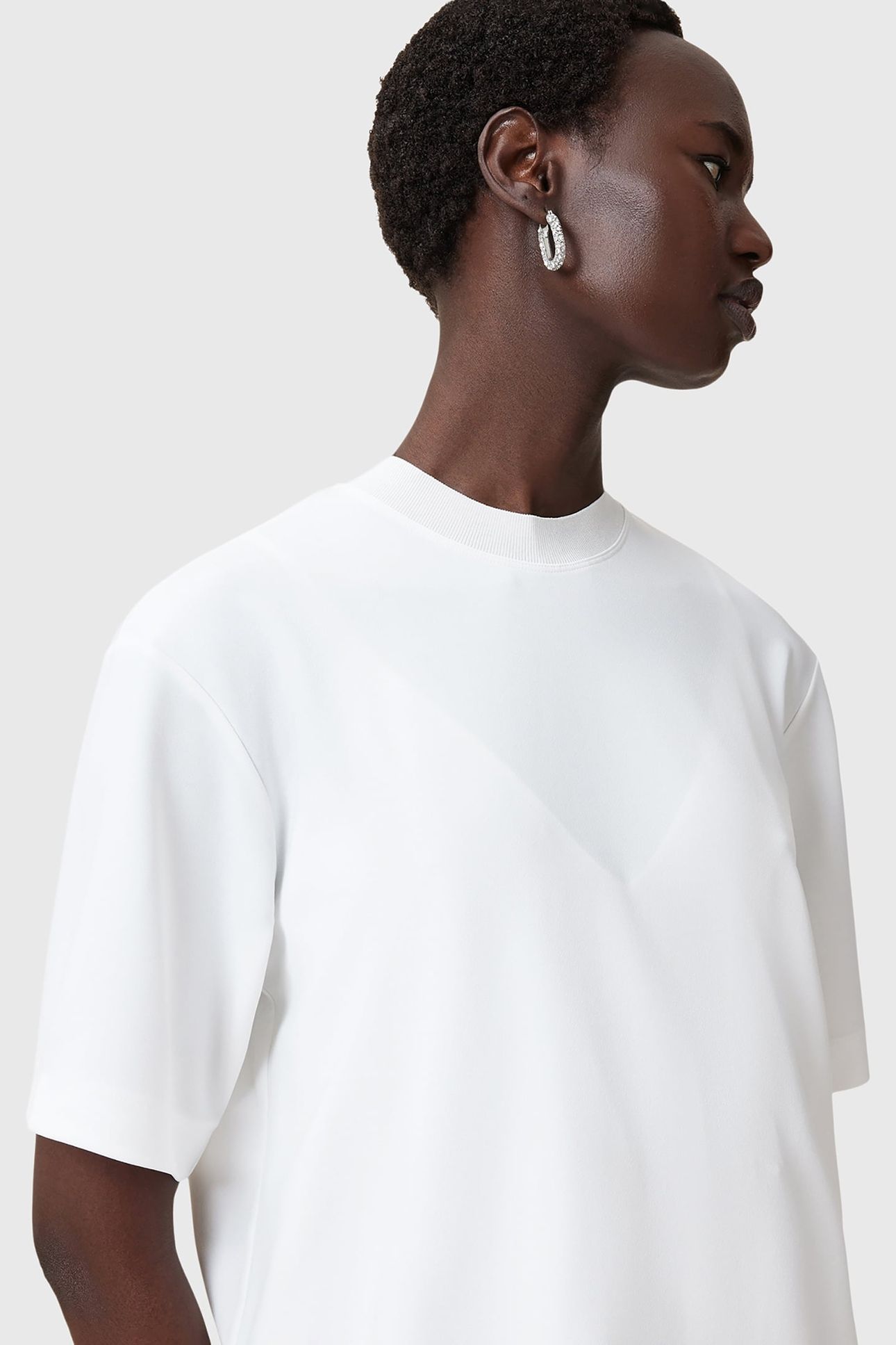 JAX TEE DRESS CHALK WHITE 8