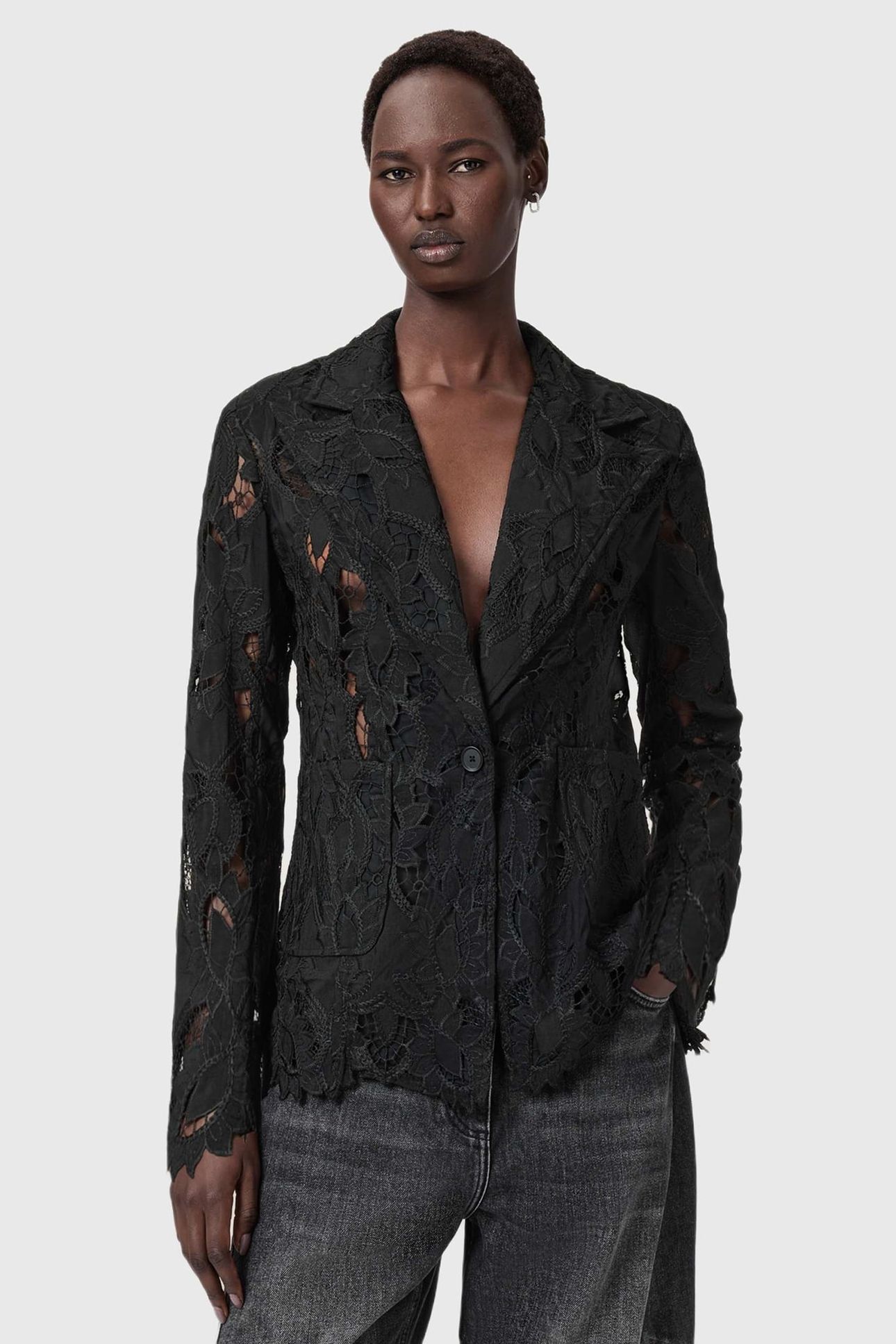 CHARLI EMB JACKET BLACK 1