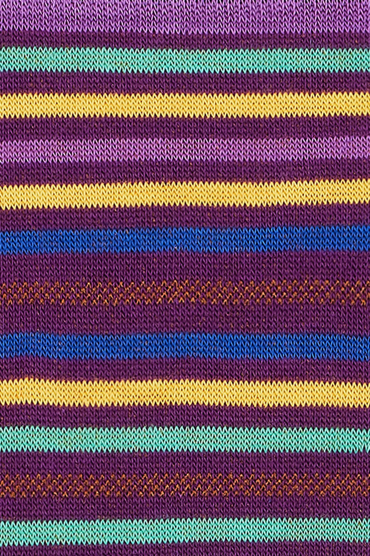 SOCK GAVIN STRIPE DARK VIOLET 3