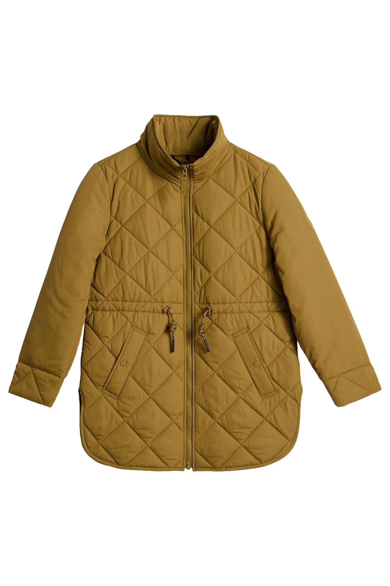 AMILIA QUILTED JACKET KHAKI GREEN 1
