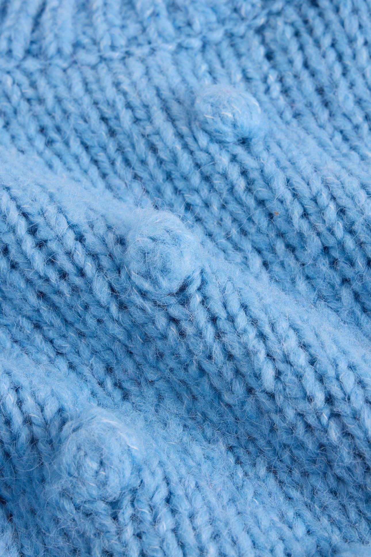 POM POM JUMPER BRIGHT BLUE 3