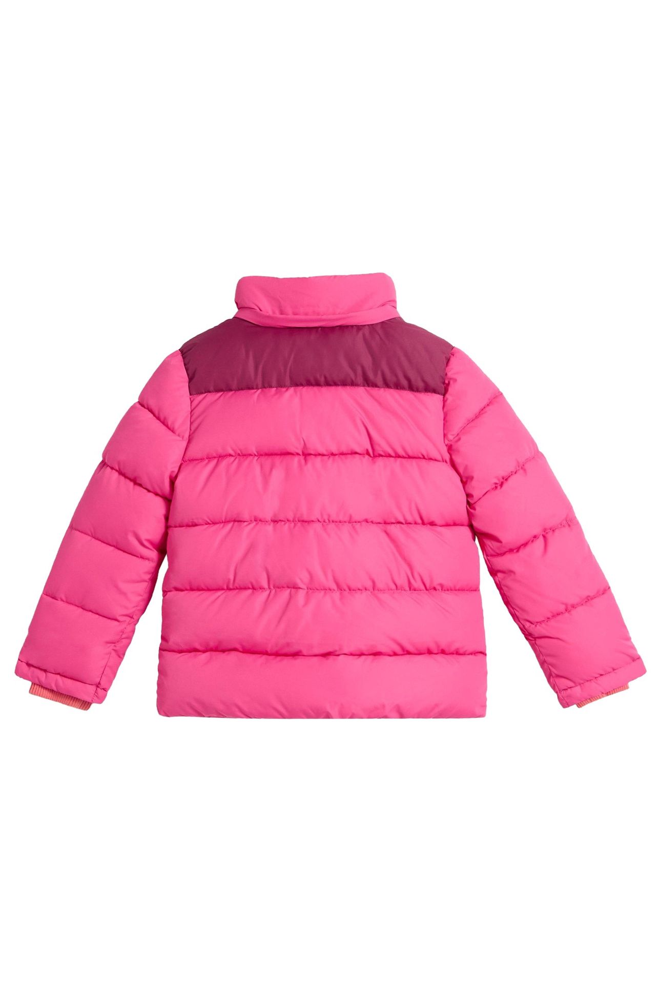 SHORT PUFFER COAT BRIGHT PINK 2