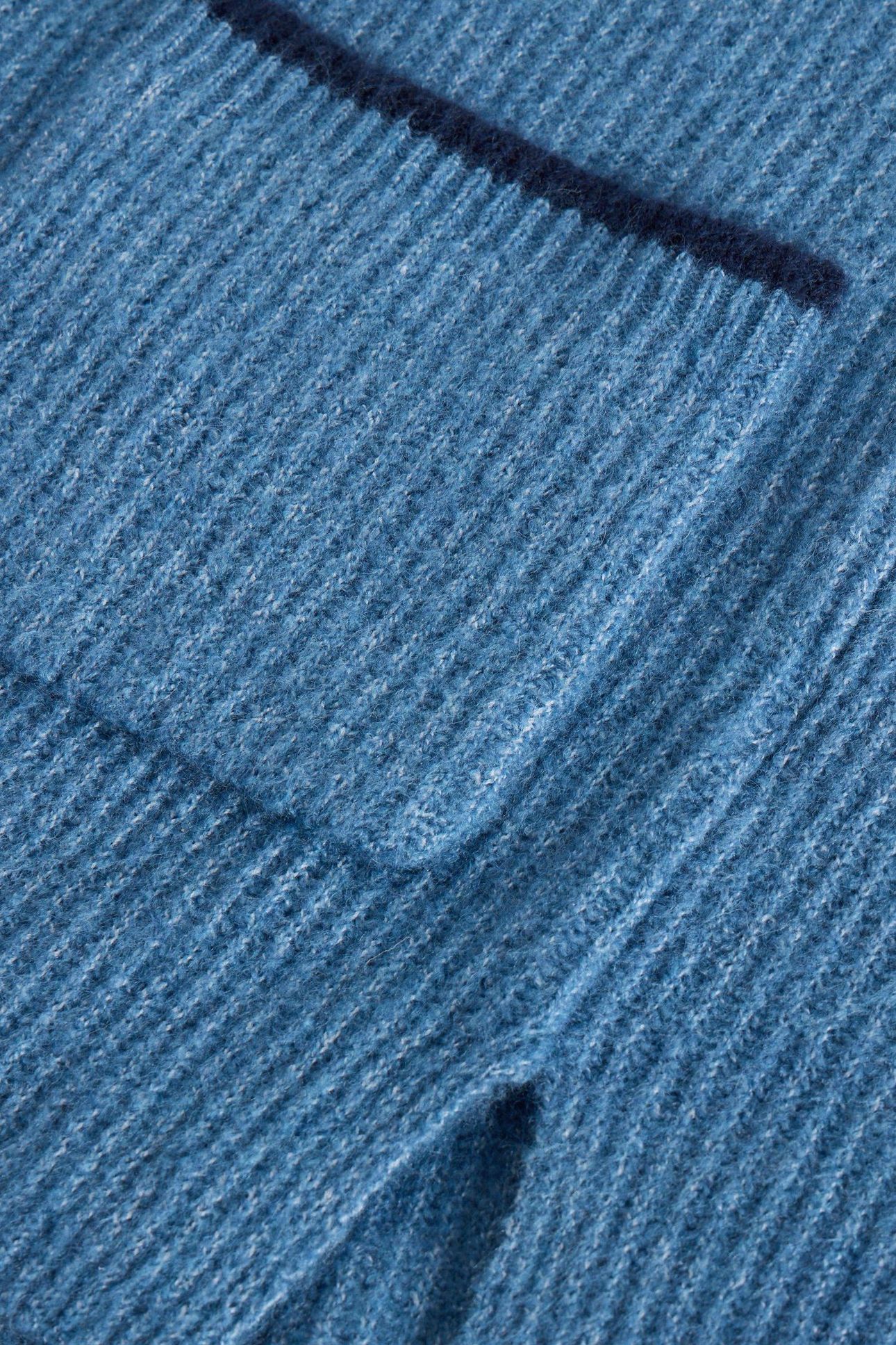 EMMIE LONGLINE CARDI MID BLUE 3
