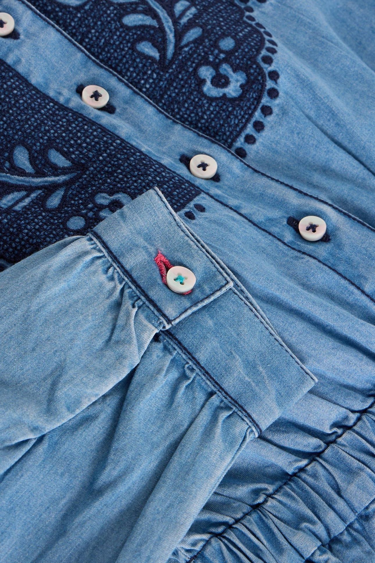 CHAMBRAY JUMPSUIT CHAMBRAY BLUE 3