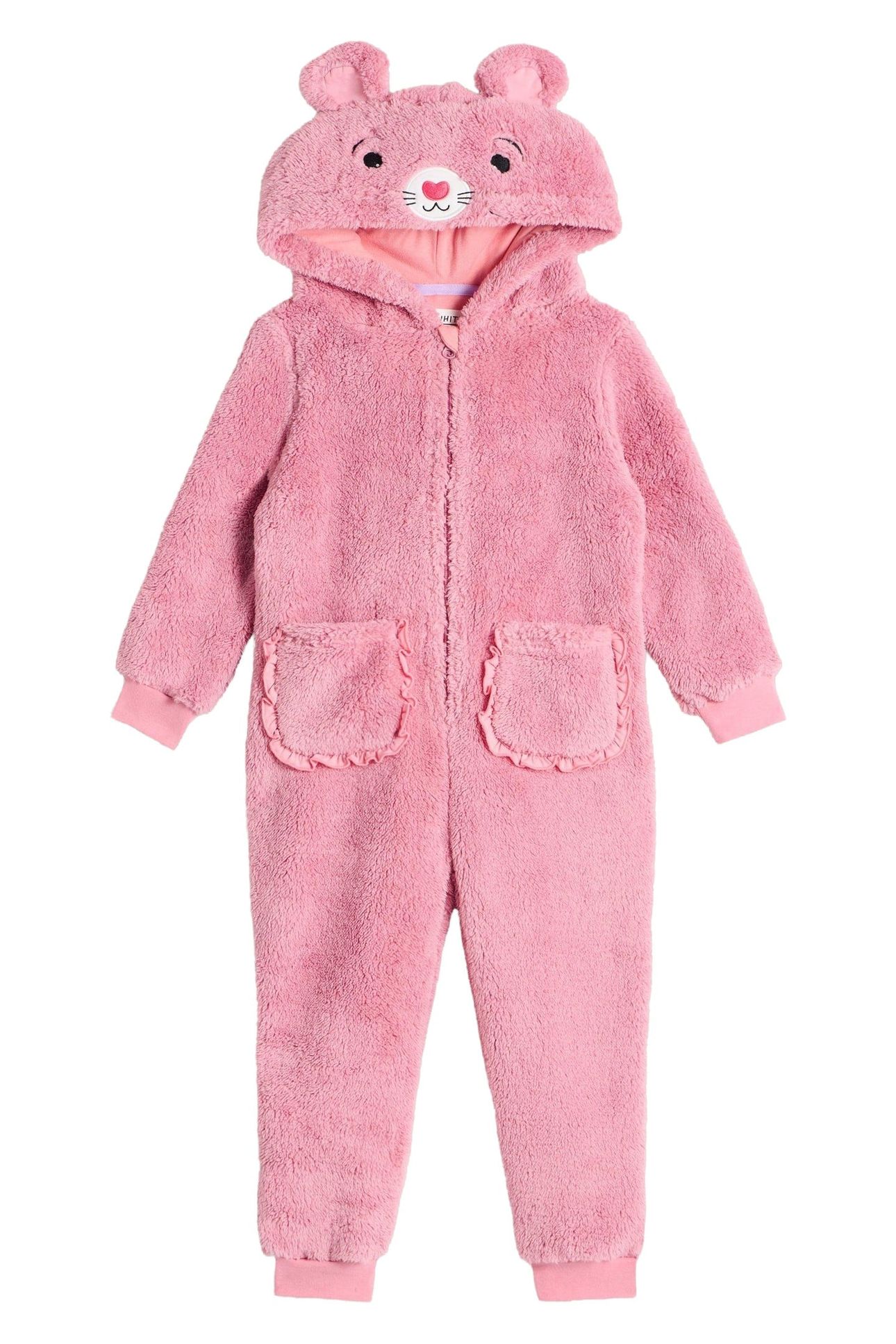 GIRLS MOUSE ONESIE MID PINK 1