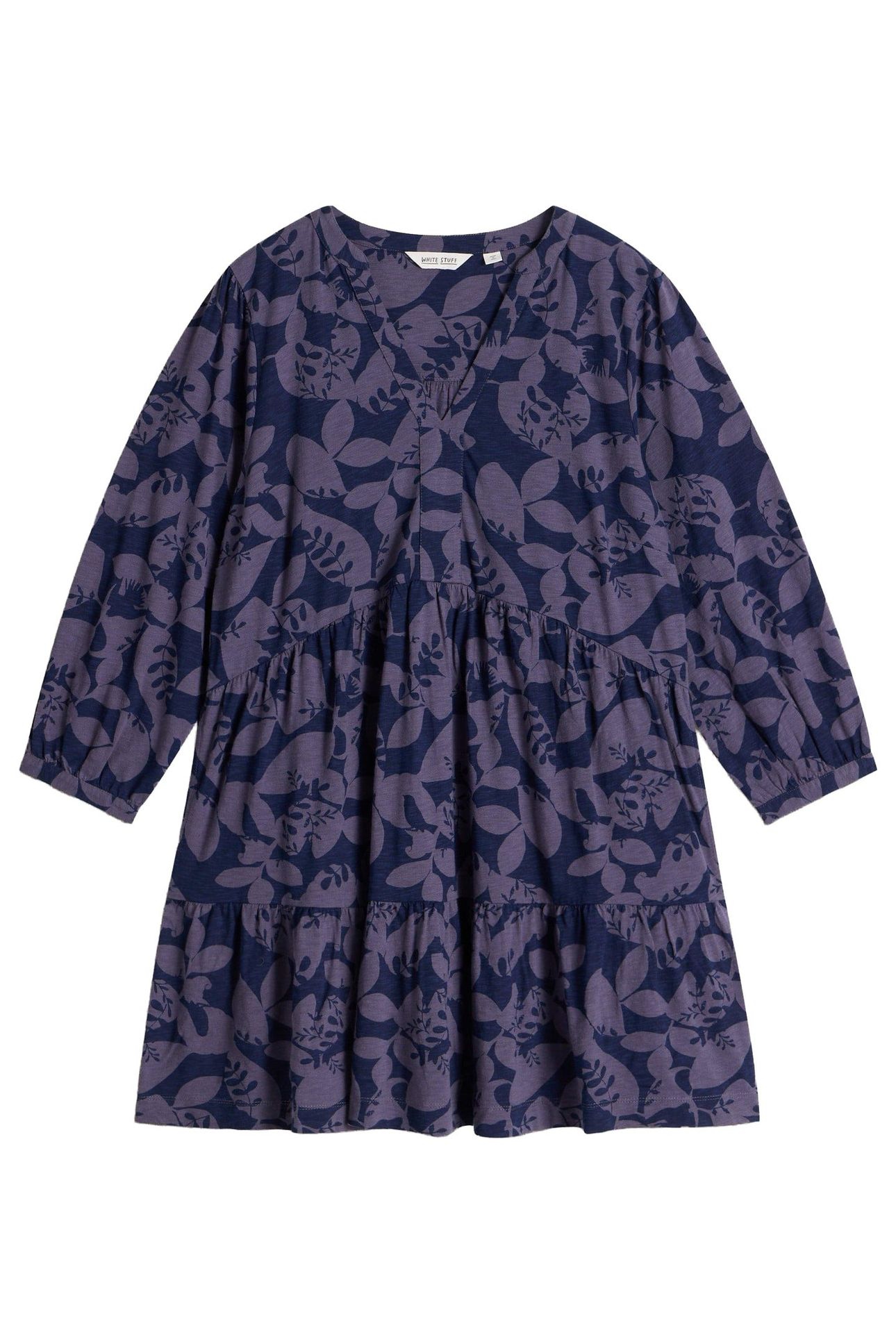 MARLIE JERSEY TUNIC NAVY PRINT 3