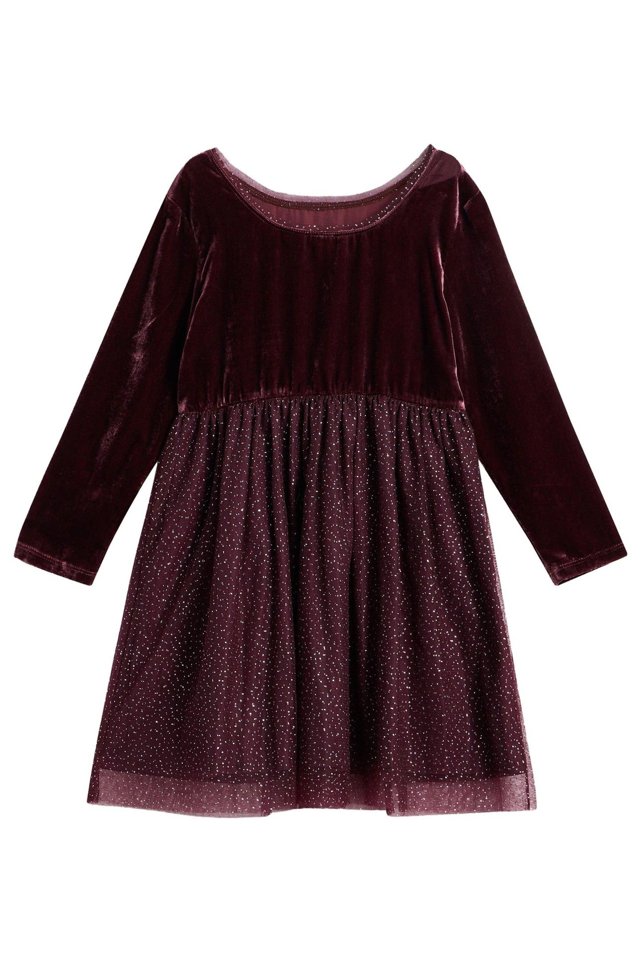 ARABELLA DRESS DARK PLUM 1