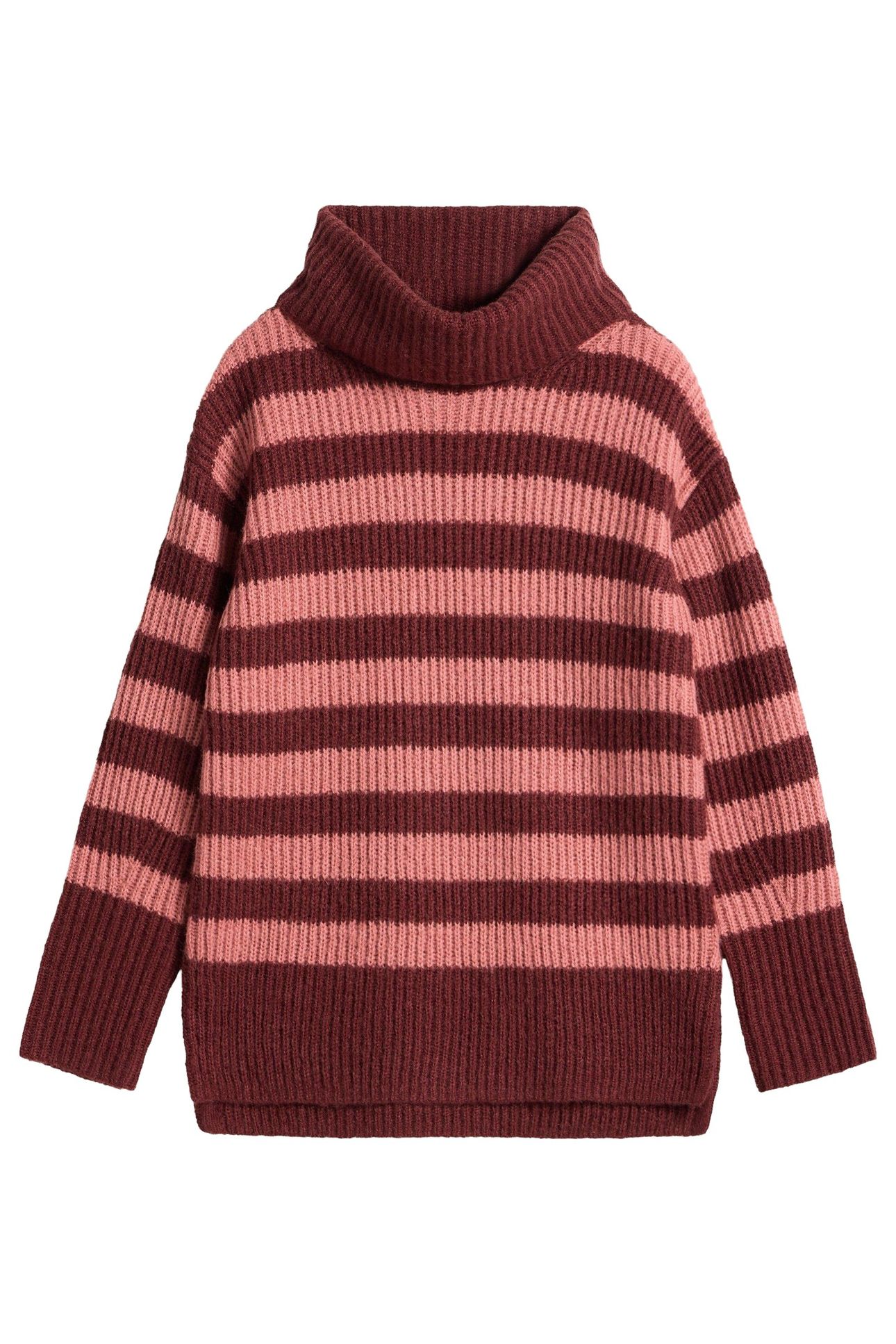 ROLL NECK JUMPER PLUM MULTI 1