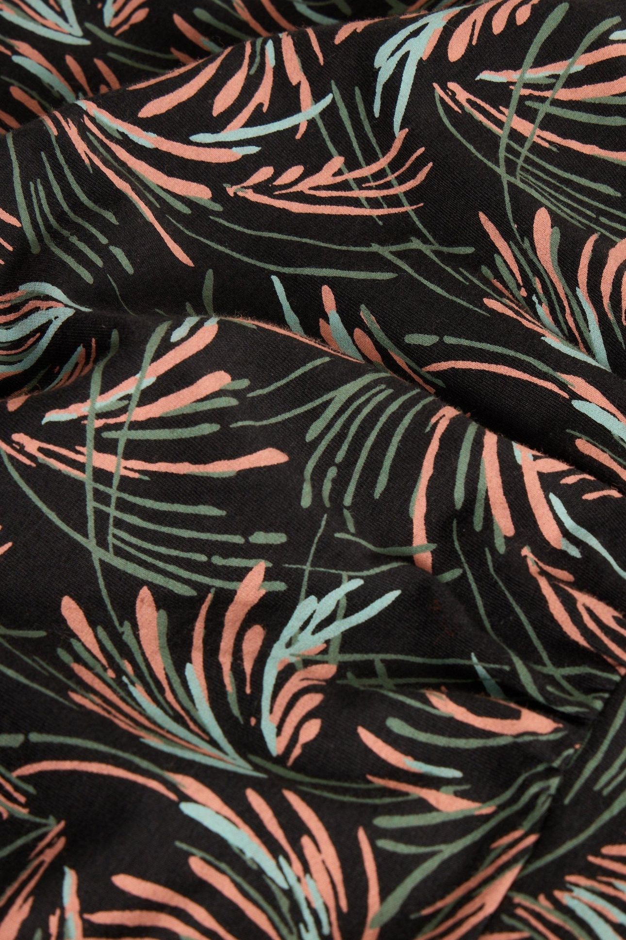 OLIVIA JERSEY DRESS BLACK PRINT 4