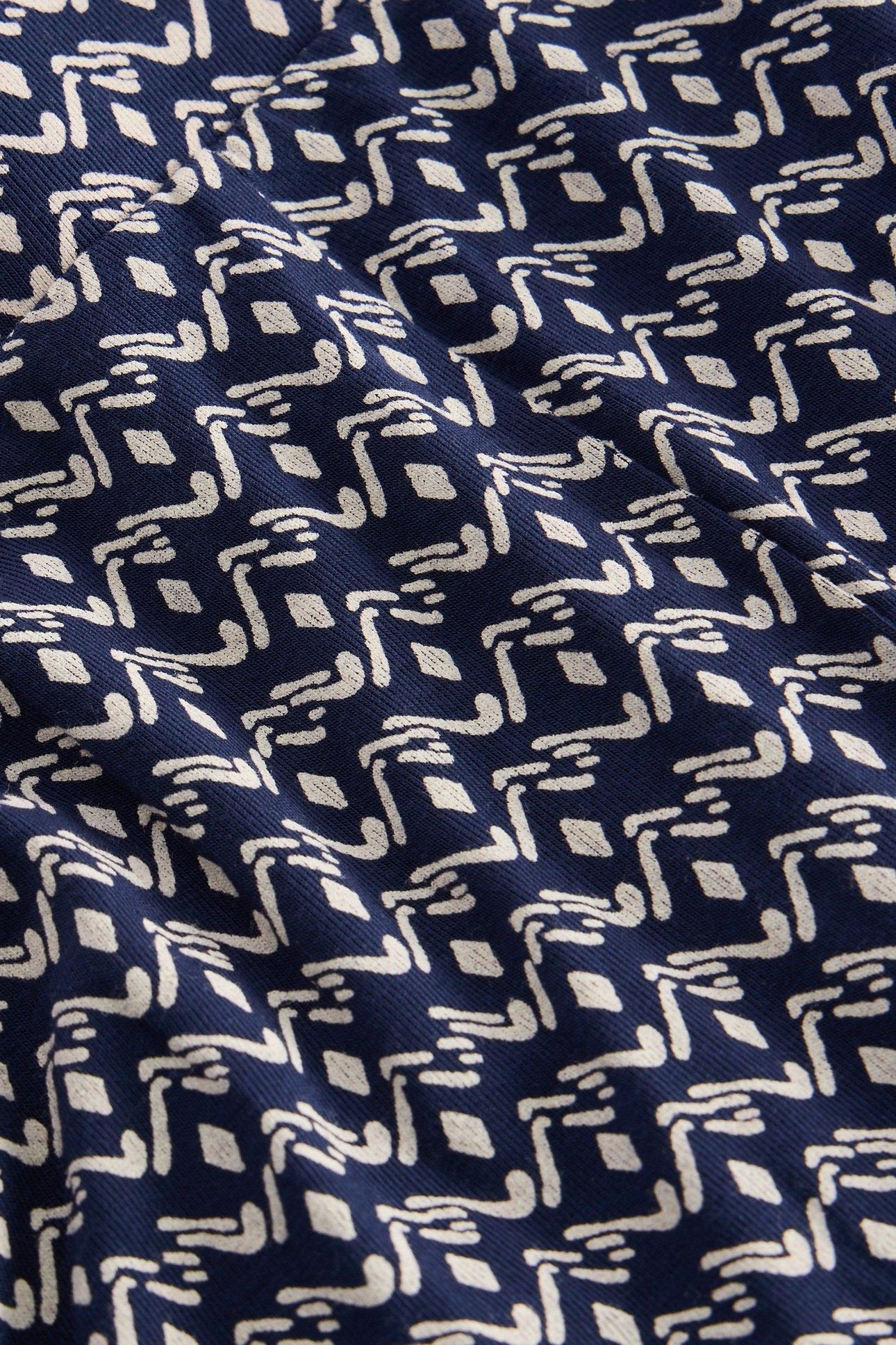 JADA JERSEY MAXI SKIRT NAVY PRINT 4