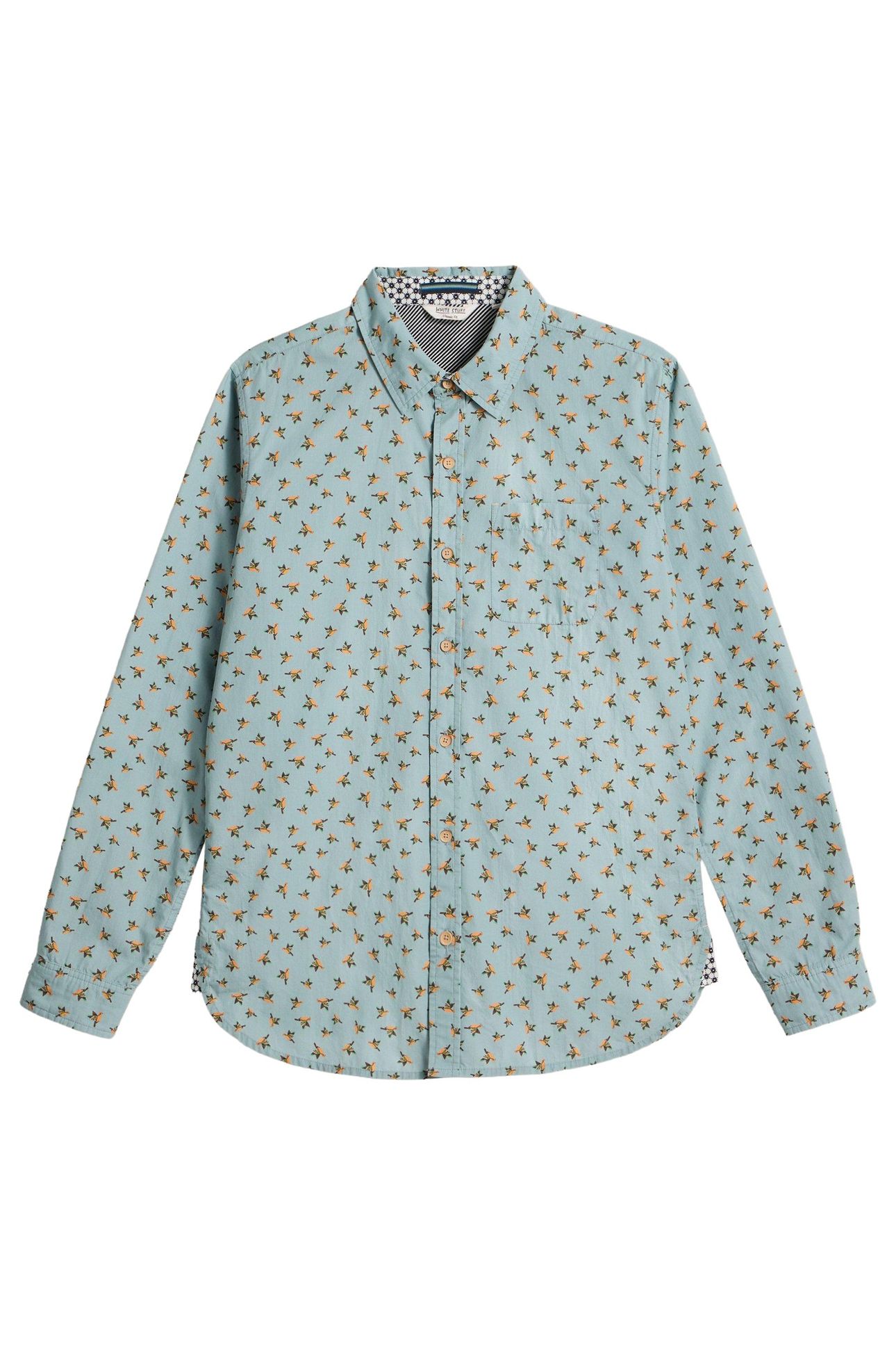 ORIGAMI PRINTED SHIRT BLUE PRINT 3