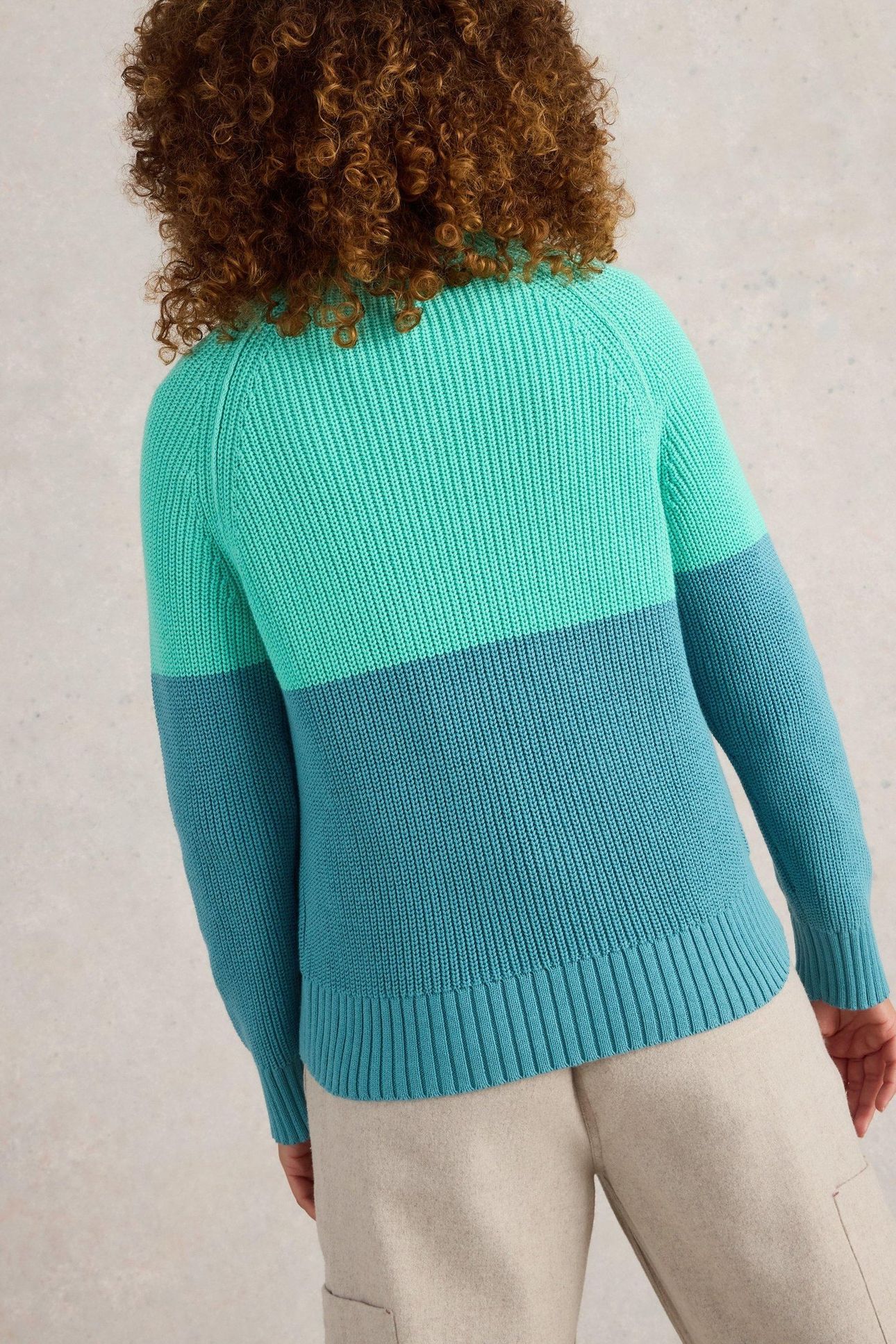 BAILEY COTTON JUMPER BLUE MULTI 2