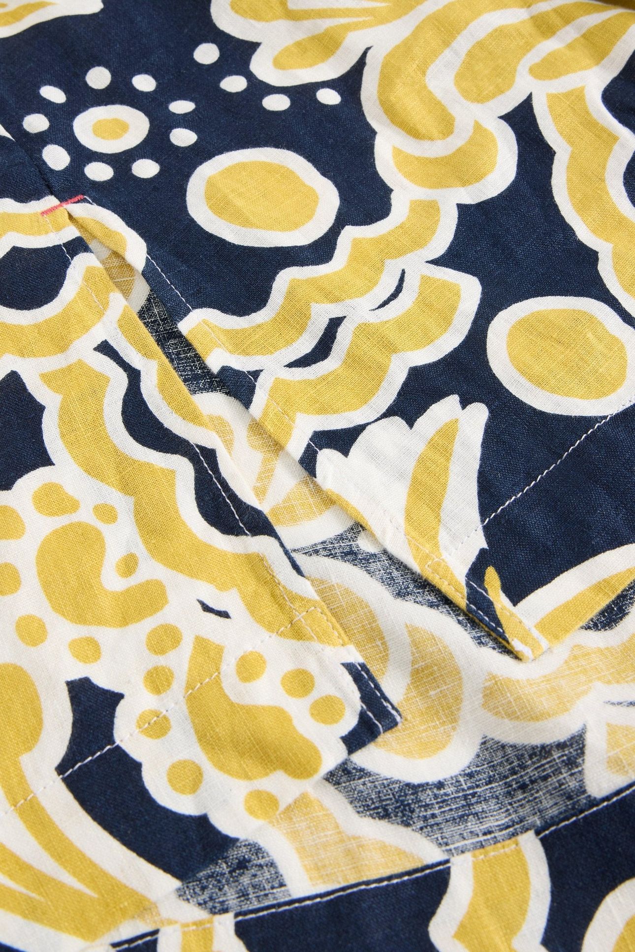 BLAKE LINEN TUNIC YELLOW PRINT 4
