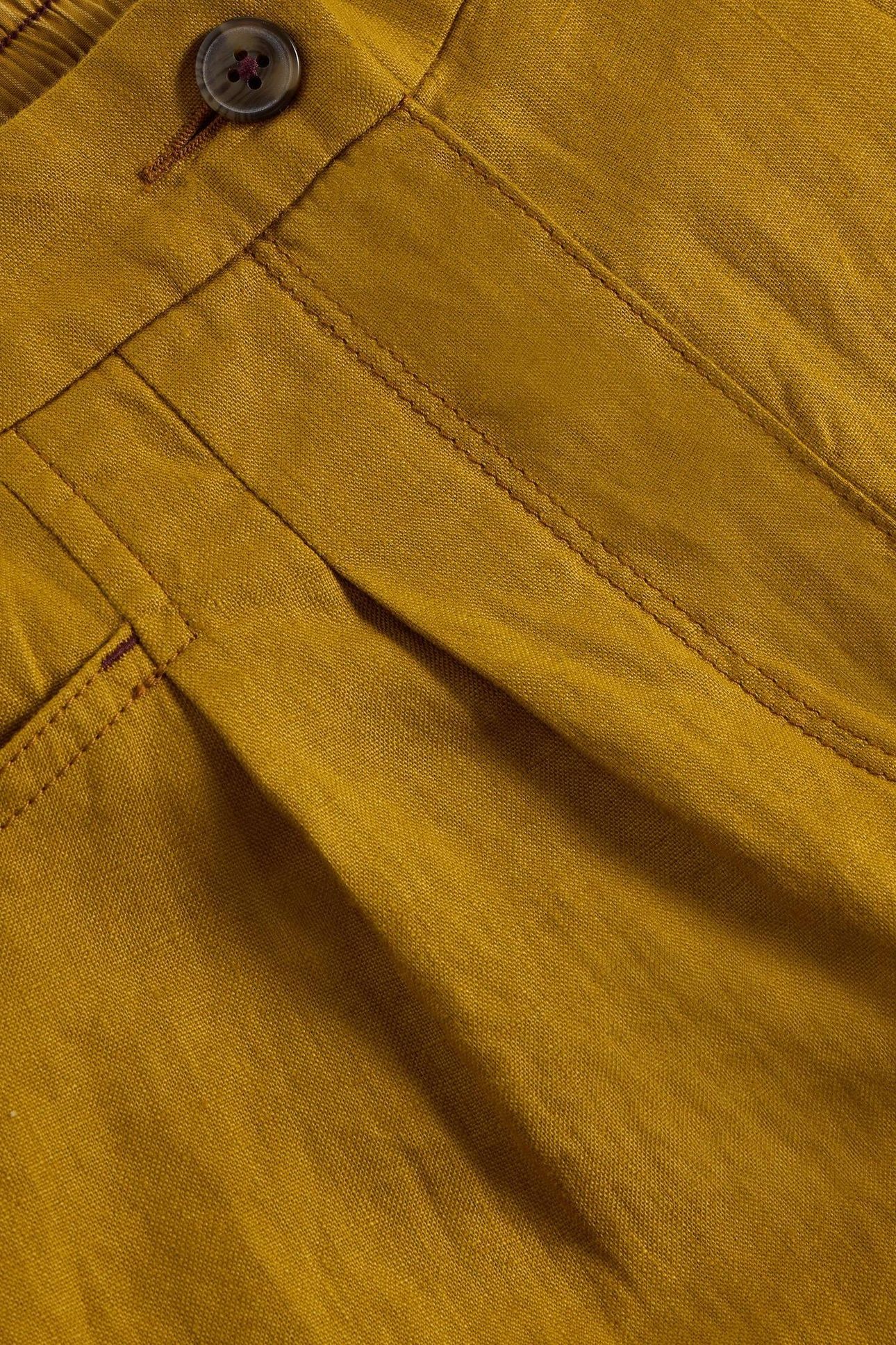ROWENA LINEN TROUSER MID CHARTREUSE 4