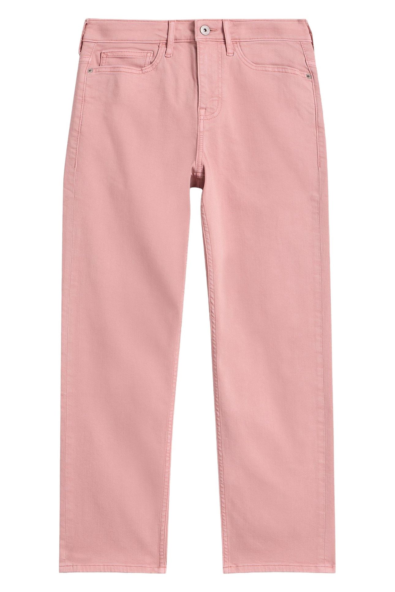 BLAKE STRAIGHT CROP JEAN MID PINK 3