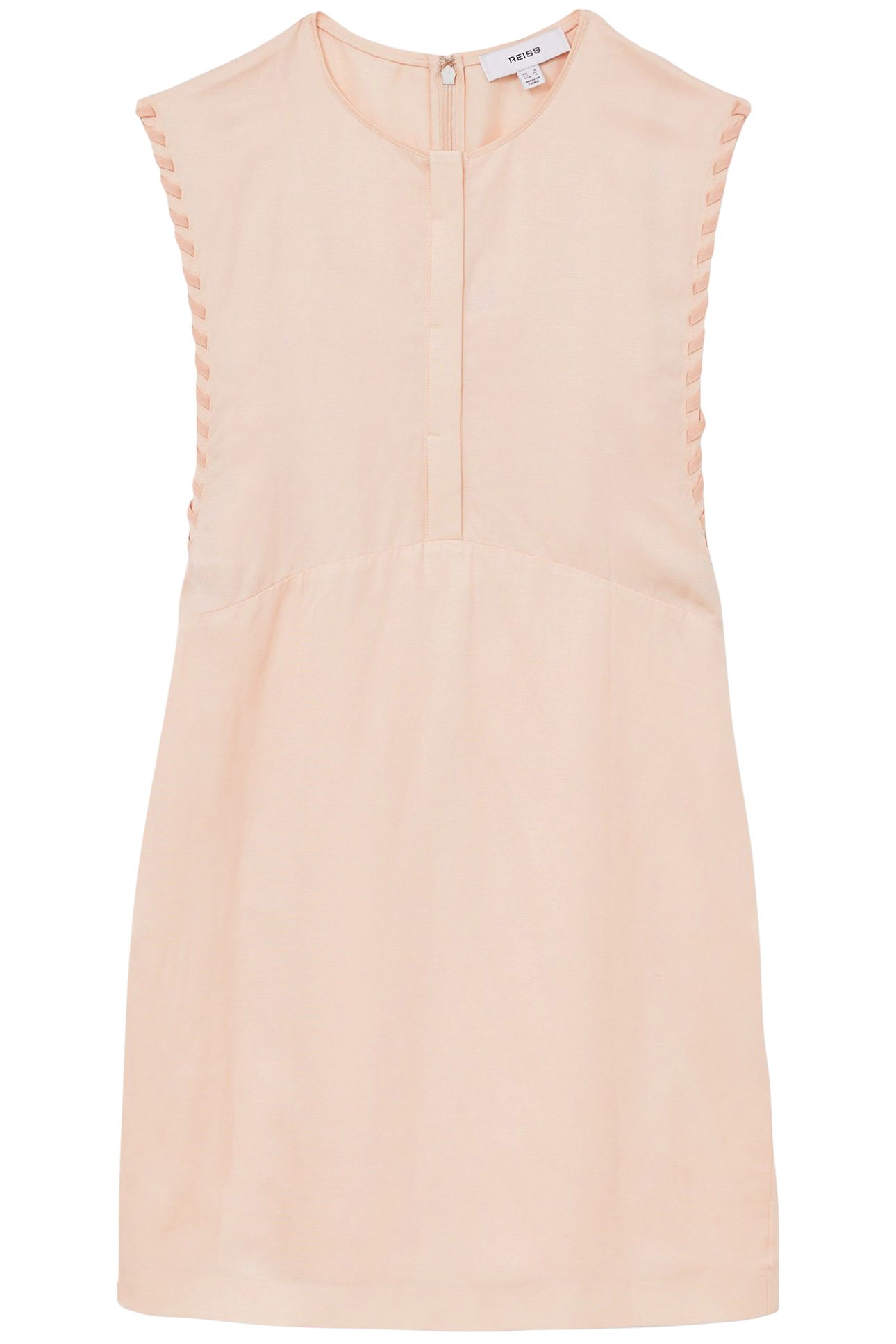 CRAFT STITCHED SLEEVELESS DRESS PEACH 4