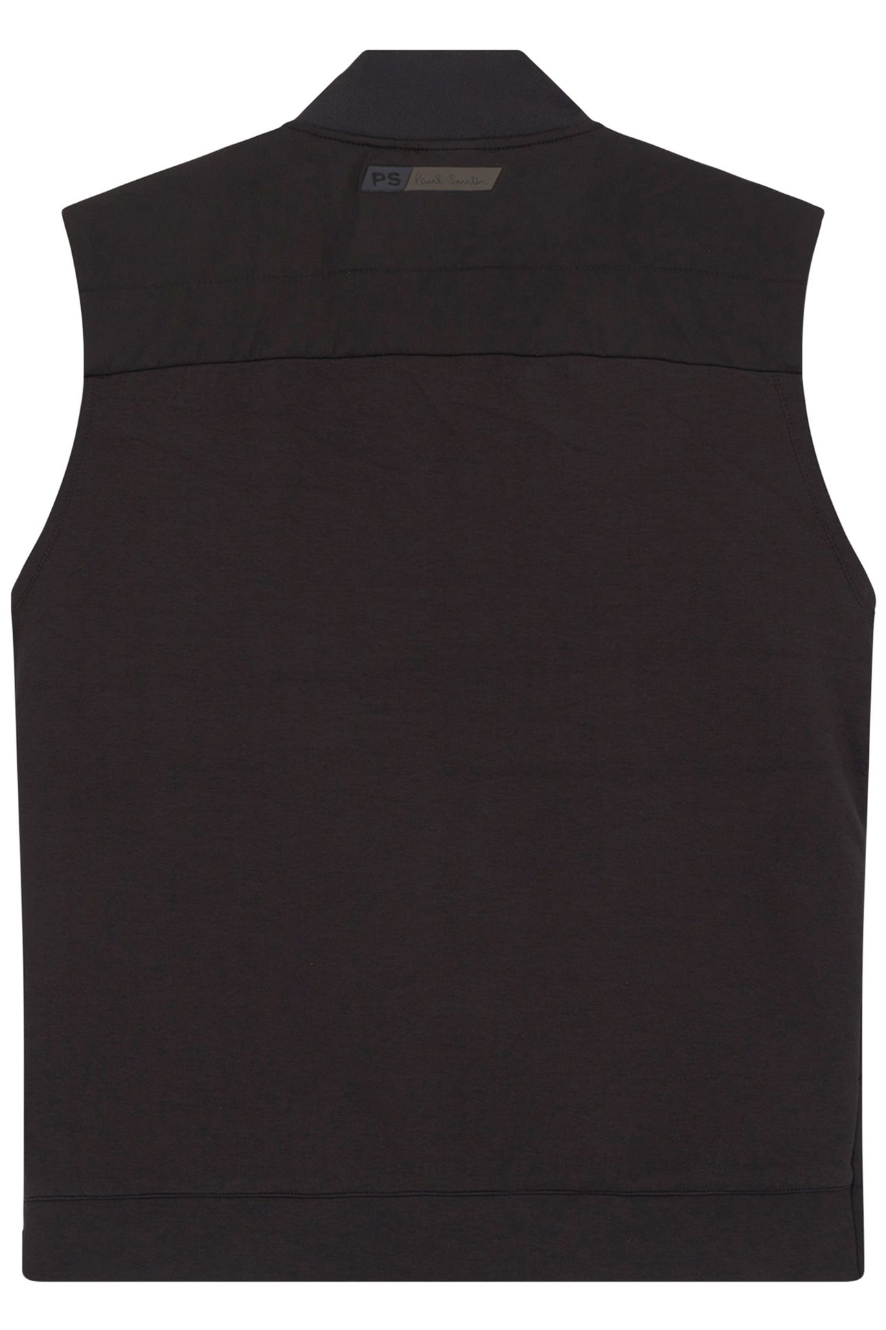 MIXED MEDIA GILET BLACK 2