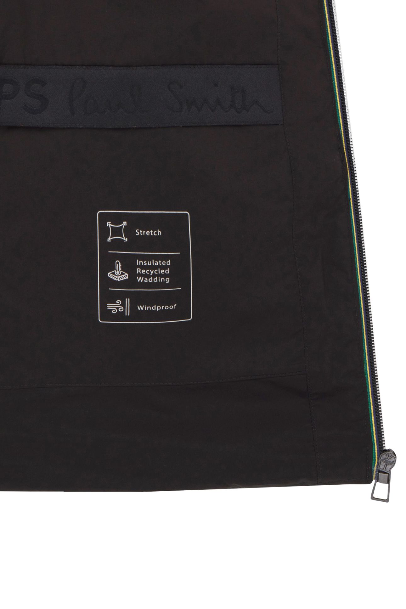 MIXED MEDIA GILET BLACK 4