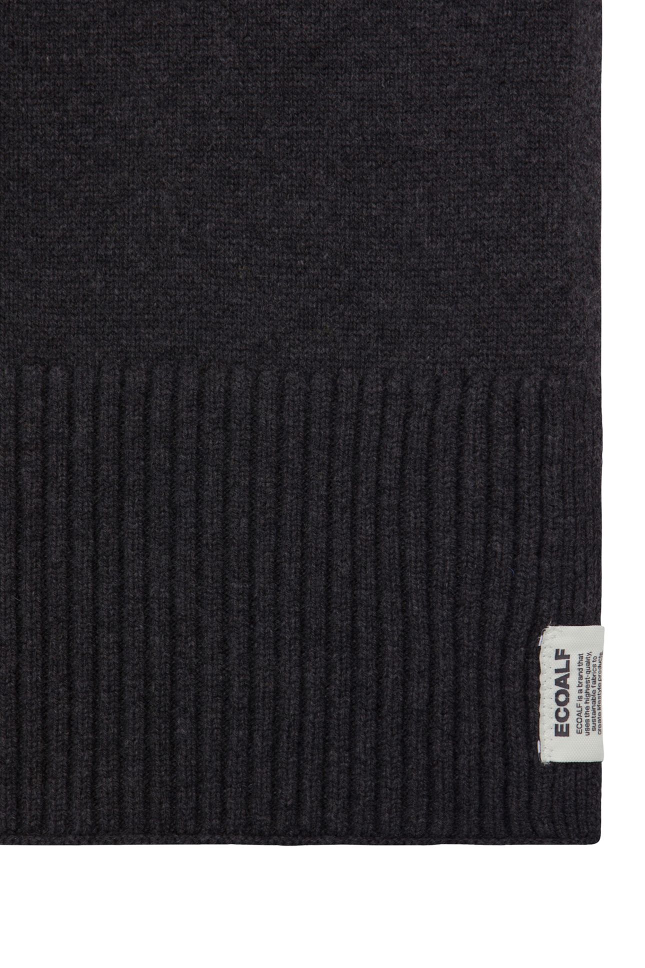 UNISEX WOOLALF SCARF DARK GREY MELANGE 3