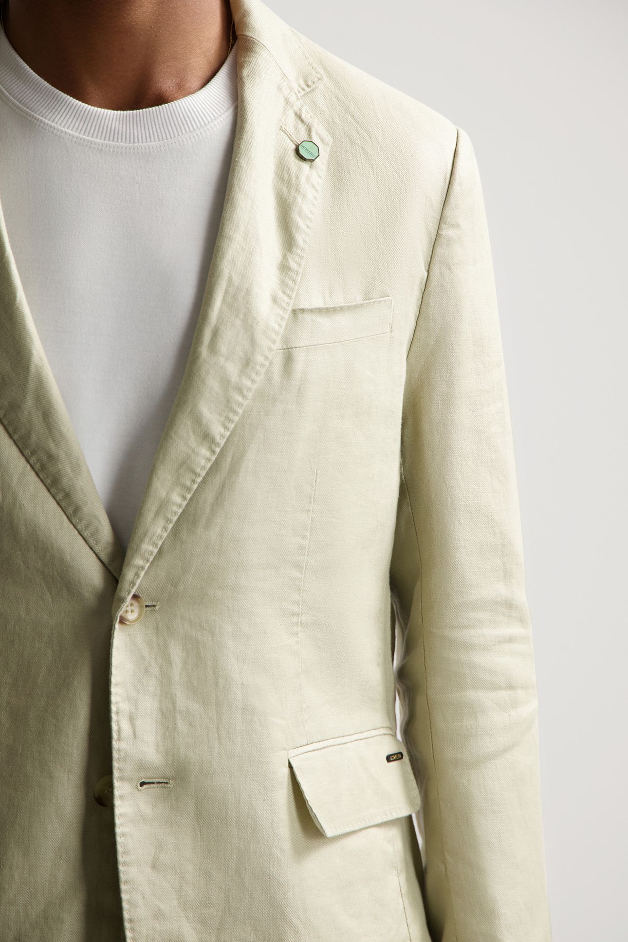 DS-CRIS LINEN TWILL BLAZER SAND 6