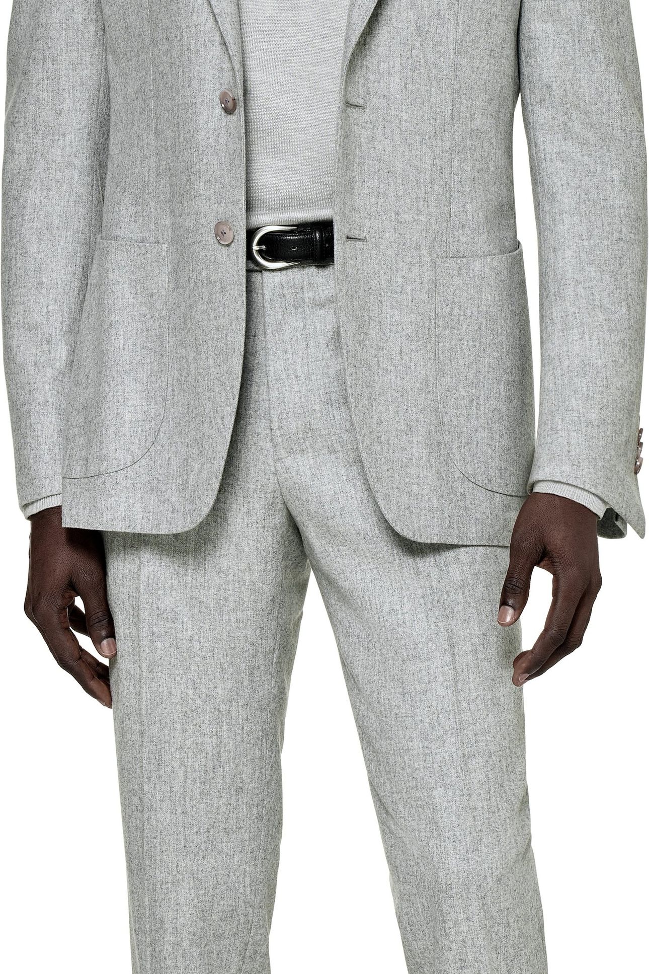 TROUSERS-L.GREY LIGHT GREY 7