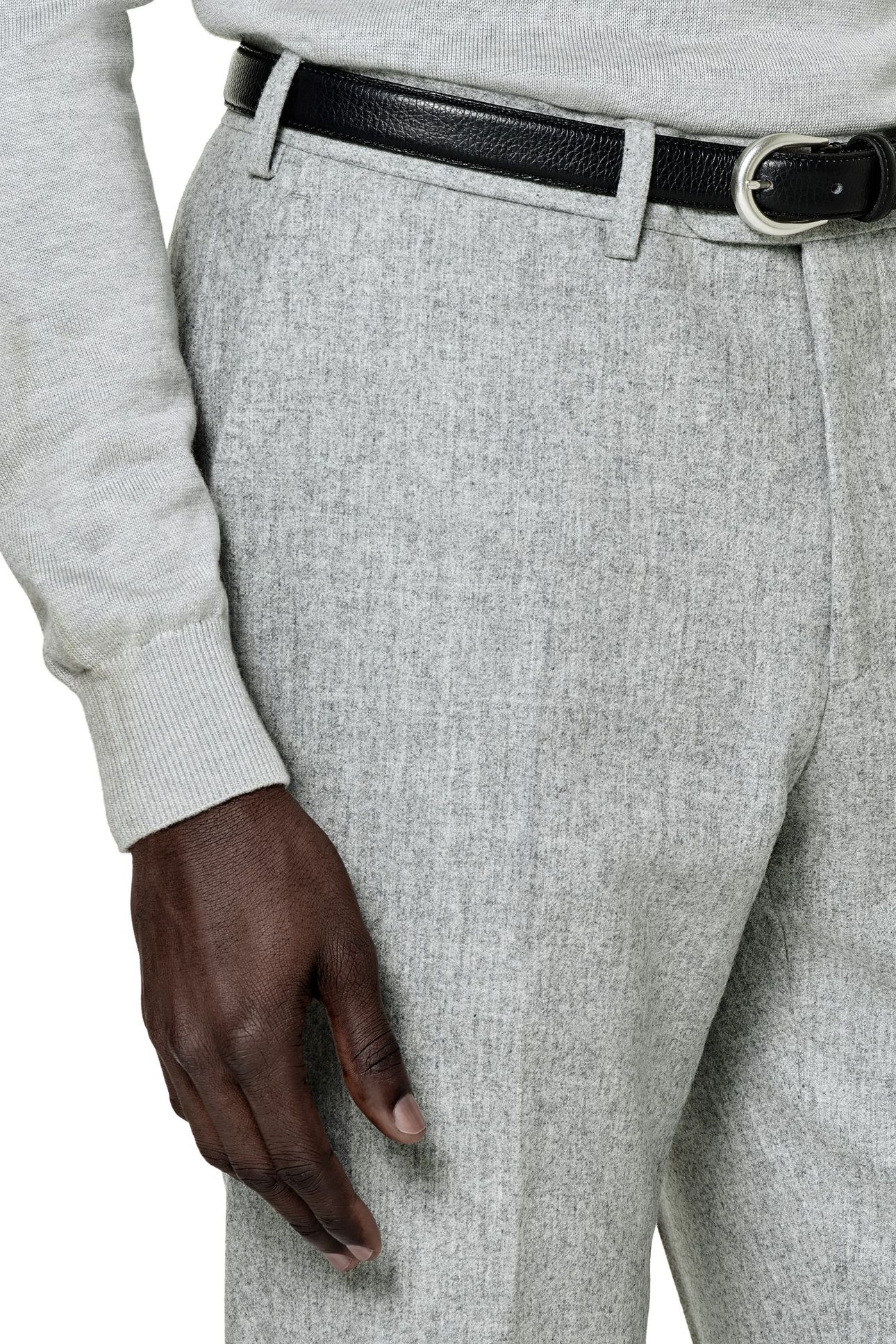 TROUSERS-L.GREY LIGHT GREY 8