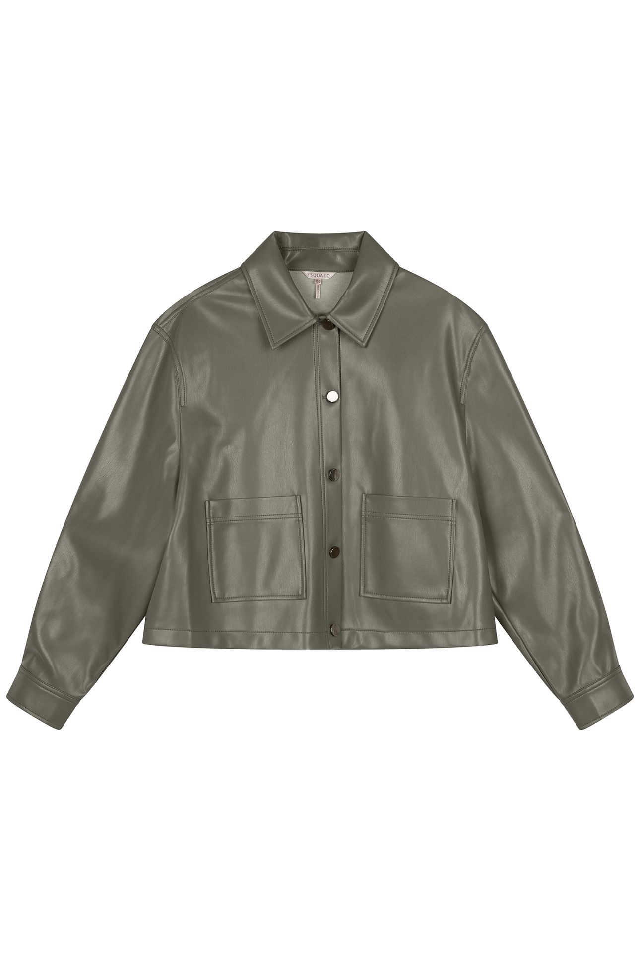 JACKET SHIRT PU LEAF GREEN 3