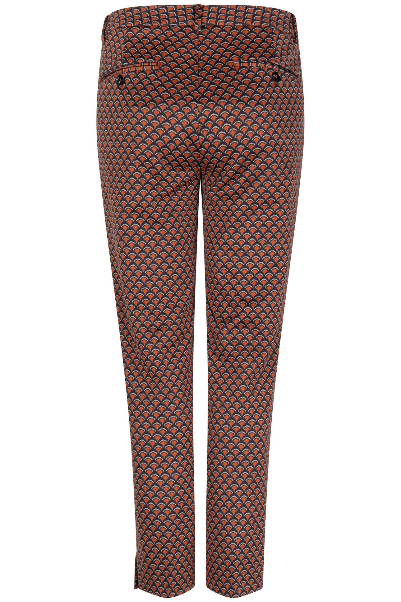 TROUSERS CHINO SCALLOPED PRINT PRINT 6