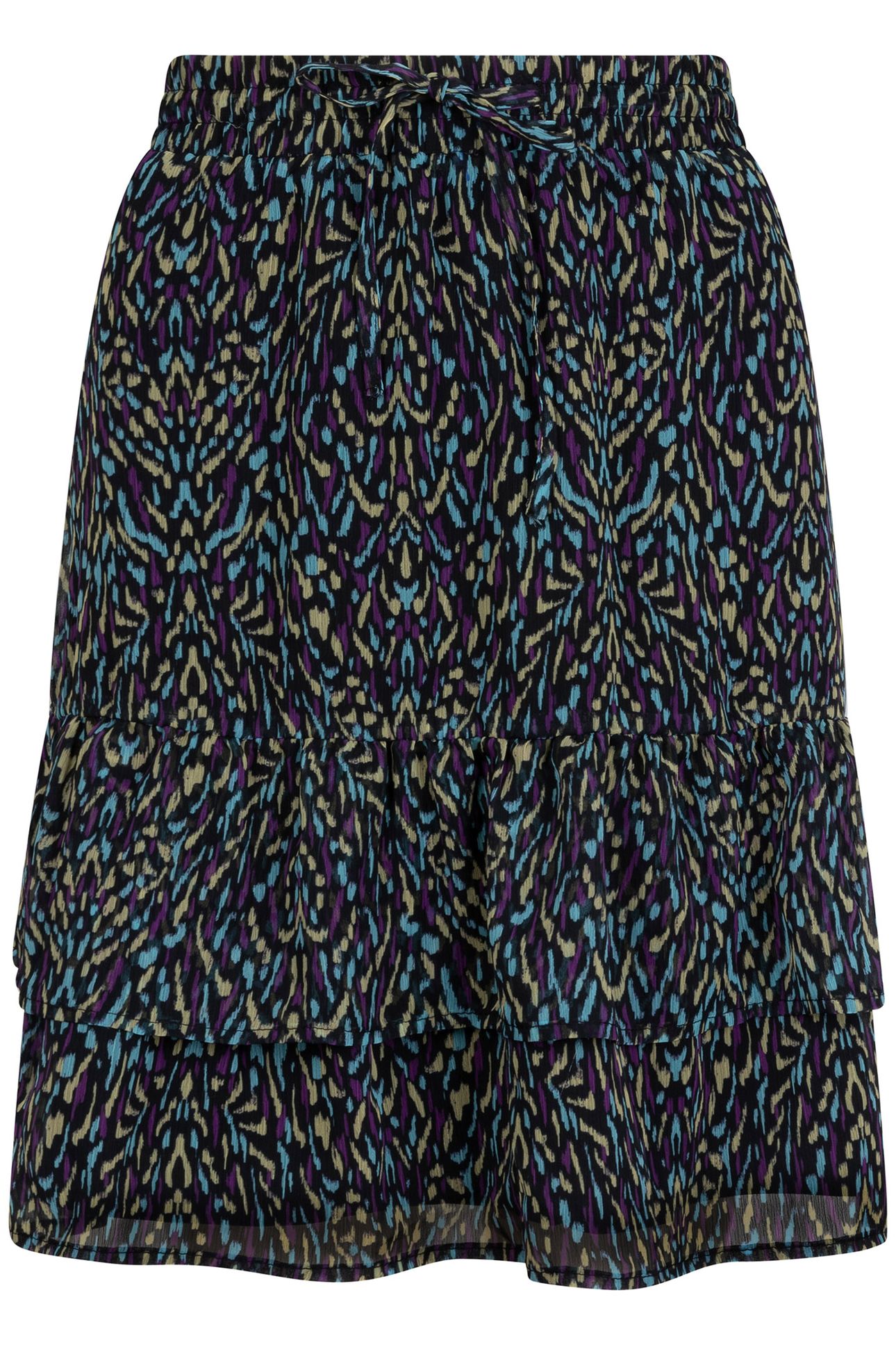 SKIRT SHORT MAGICAL EARTH PRINT 6