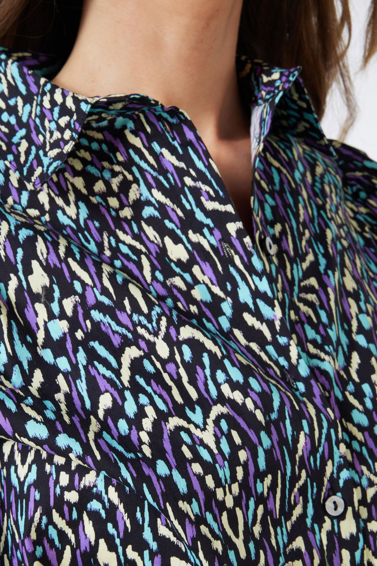 BLOUSE POPLIN MAGIC EARTH PRINT 6