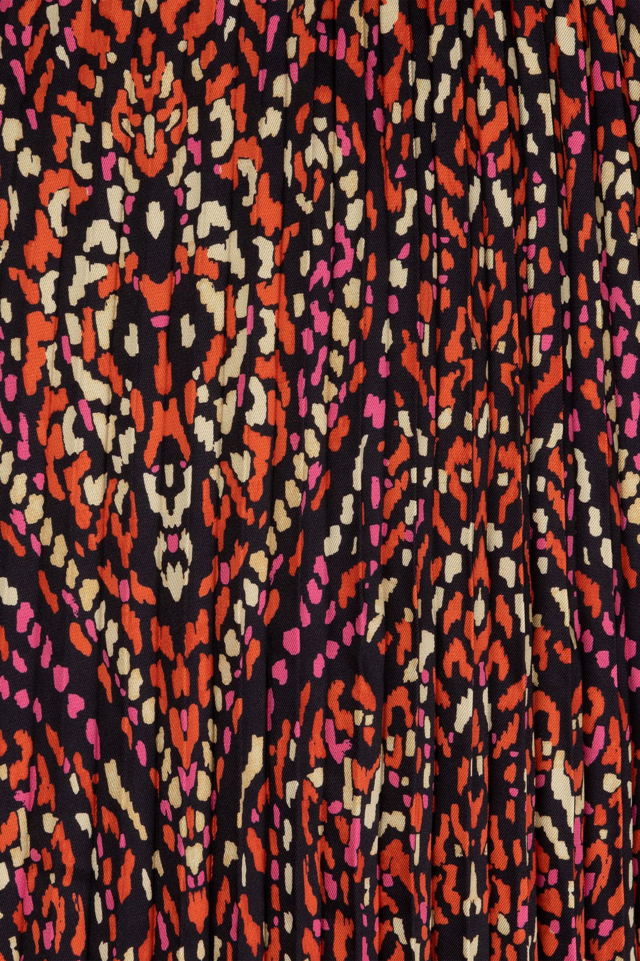 SKIRT PLISSE SATEEN REWILDING PRINT 7