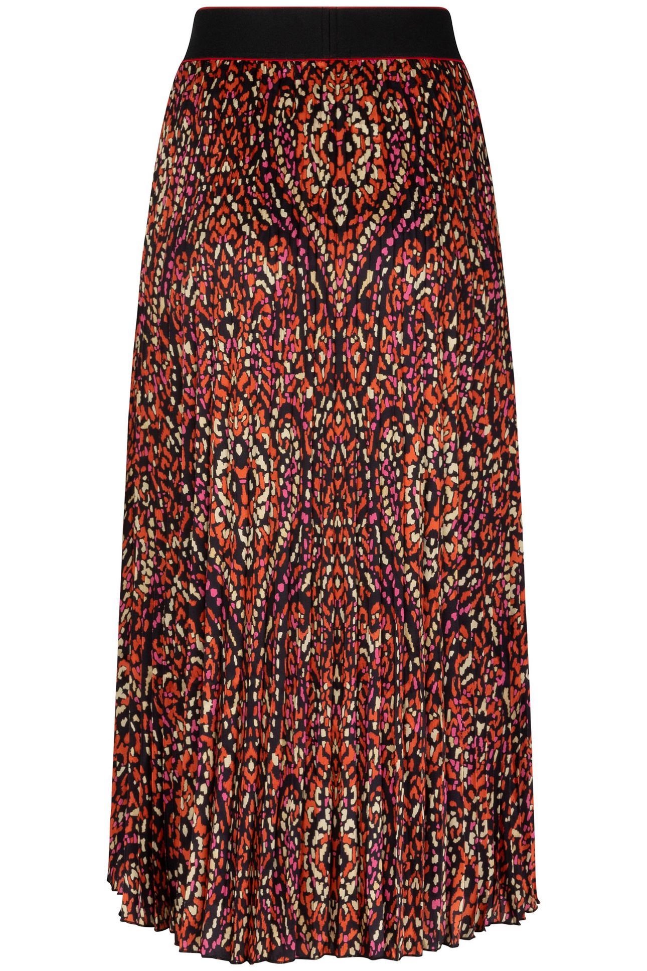 SKIRT PLISSE SATEEN REWILDING PRINT 5