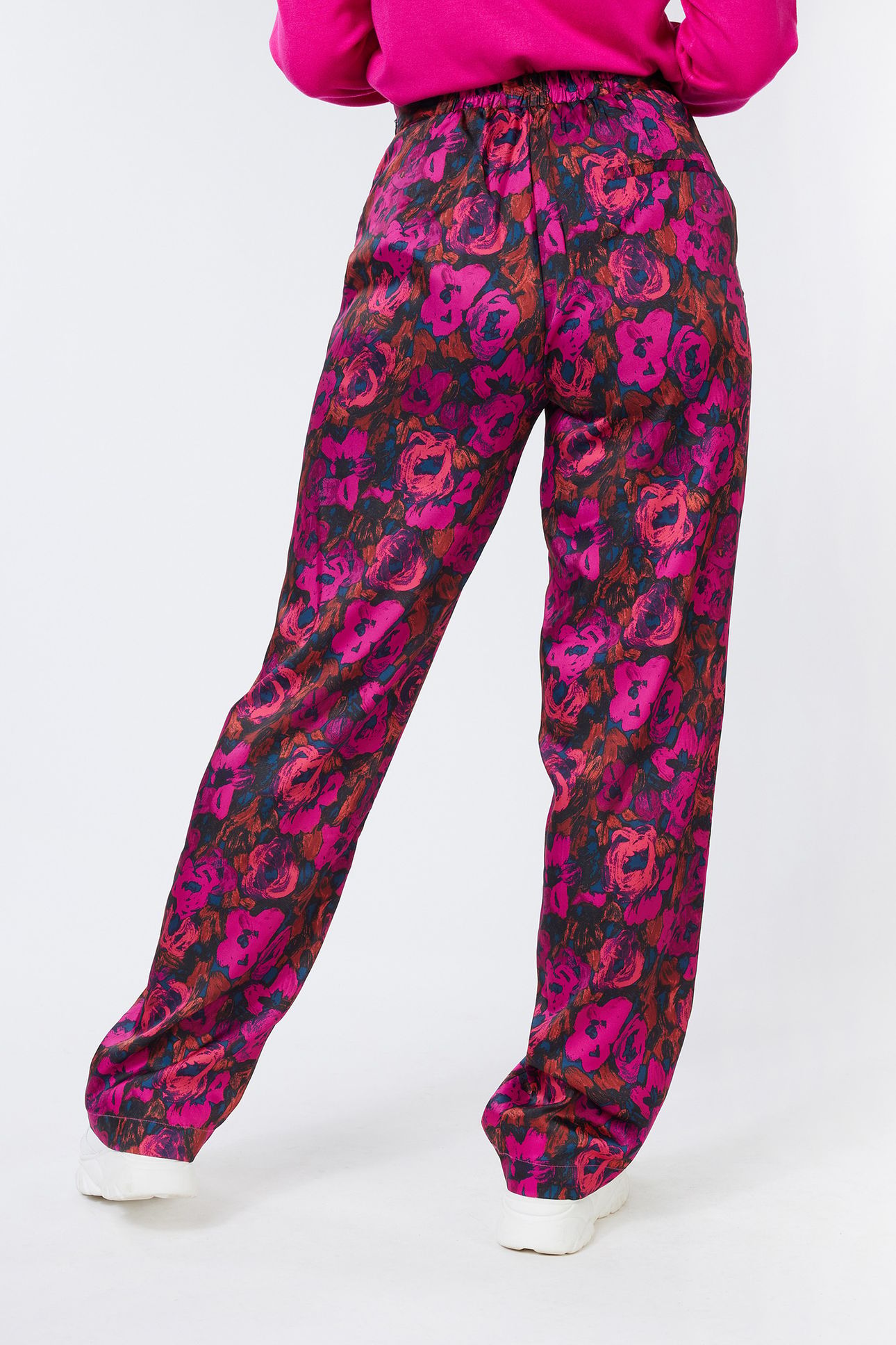 TROUSERS SATEEN FLORAL WILDING PRINT 4
