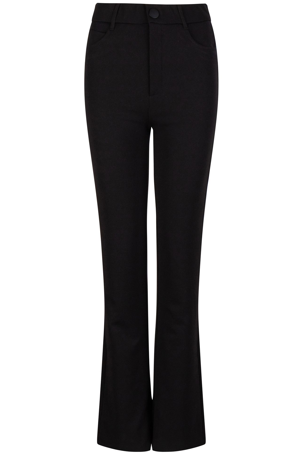 TROUSERS STRUCTURE FLAIR BLACK 4