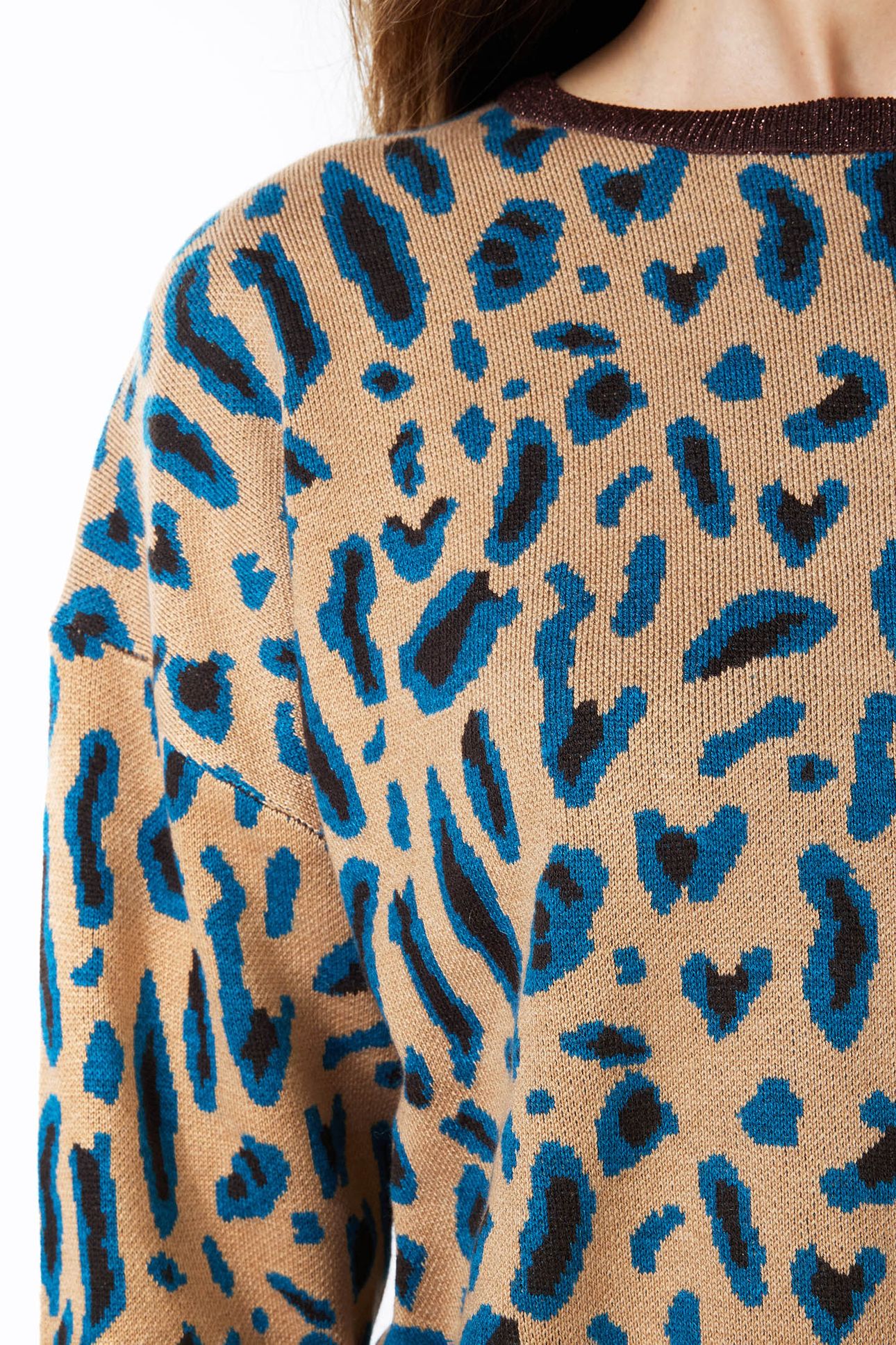 SWEATER LEOPARD JACQUARD PRINT 7