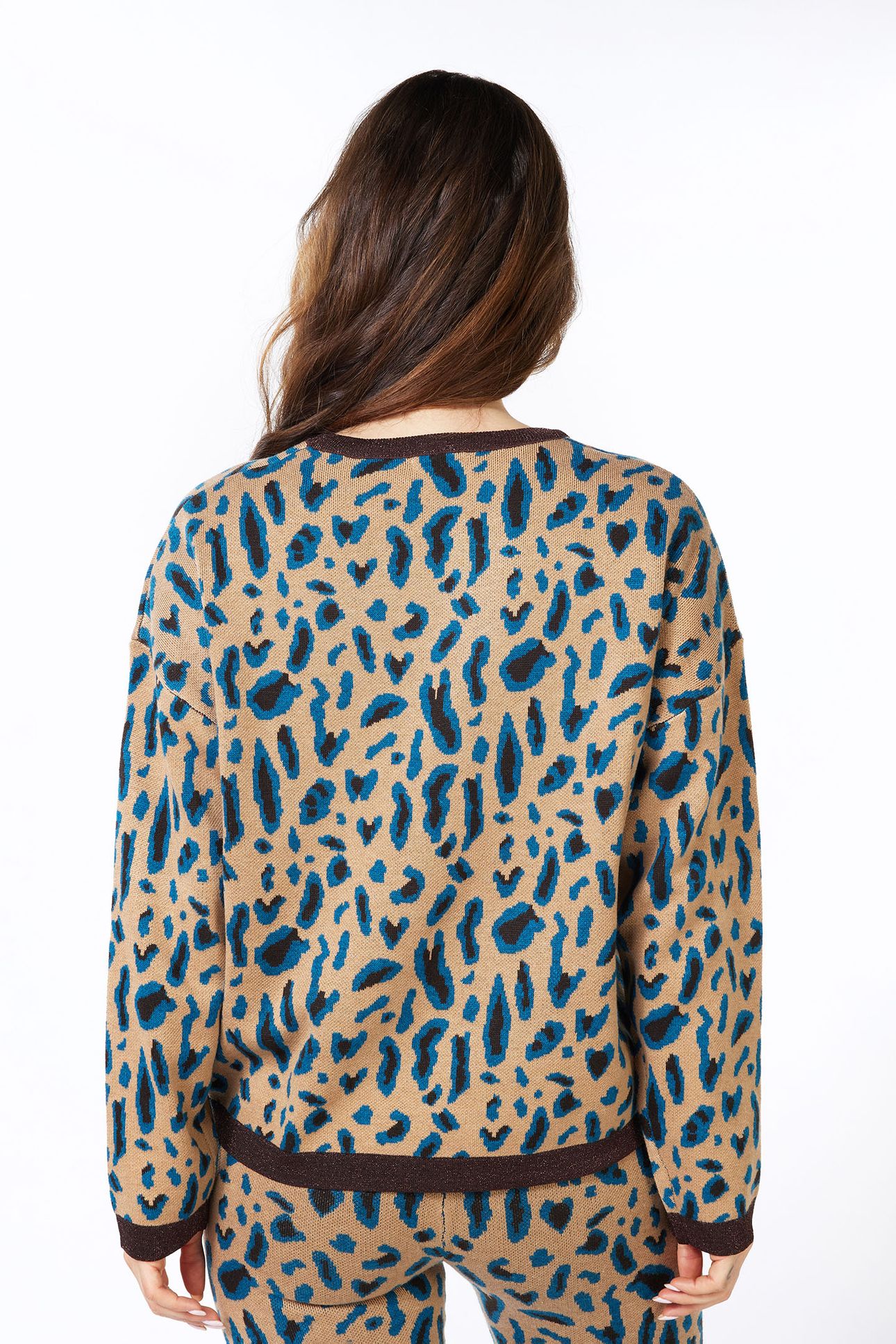 SWEATER LEOPARD JACQUARD PRINT 4