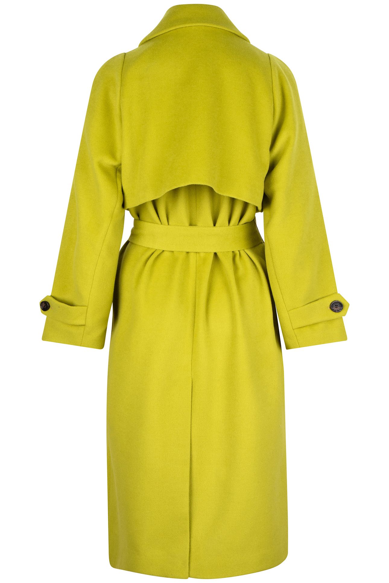 COAT LONG BELT LIME 6