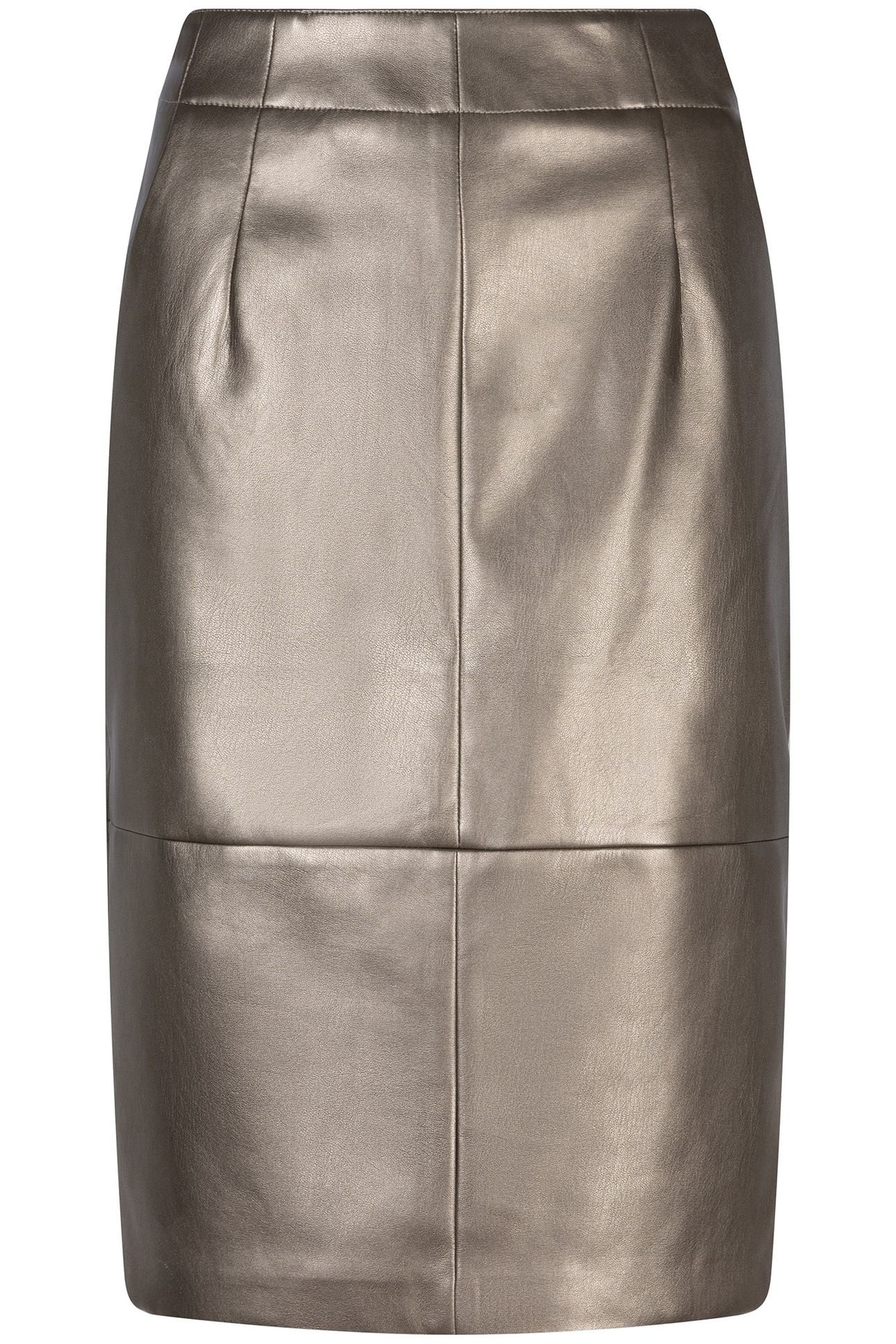 SKIRT PENCIL PU SOFT GOLD 4