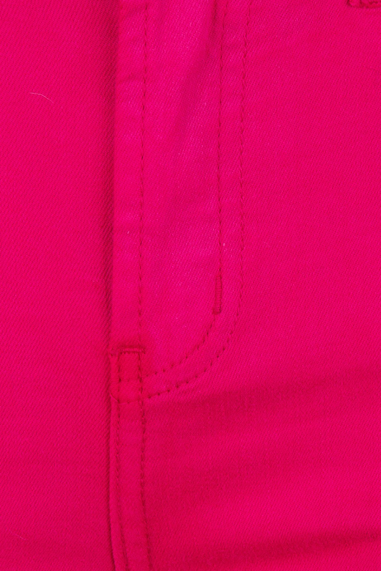 TROUSERS COLORED DENIM FLAIR FUCHSIA 8