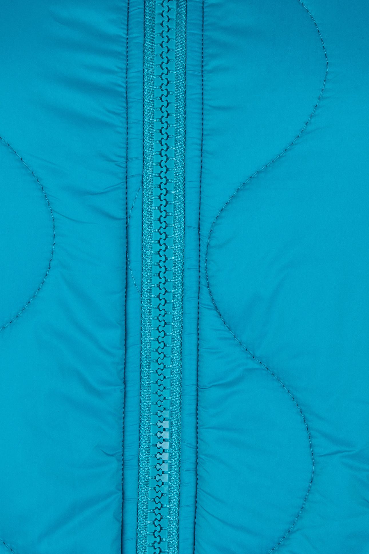 BODYWARMER QUILTED LONG PETROL 8
