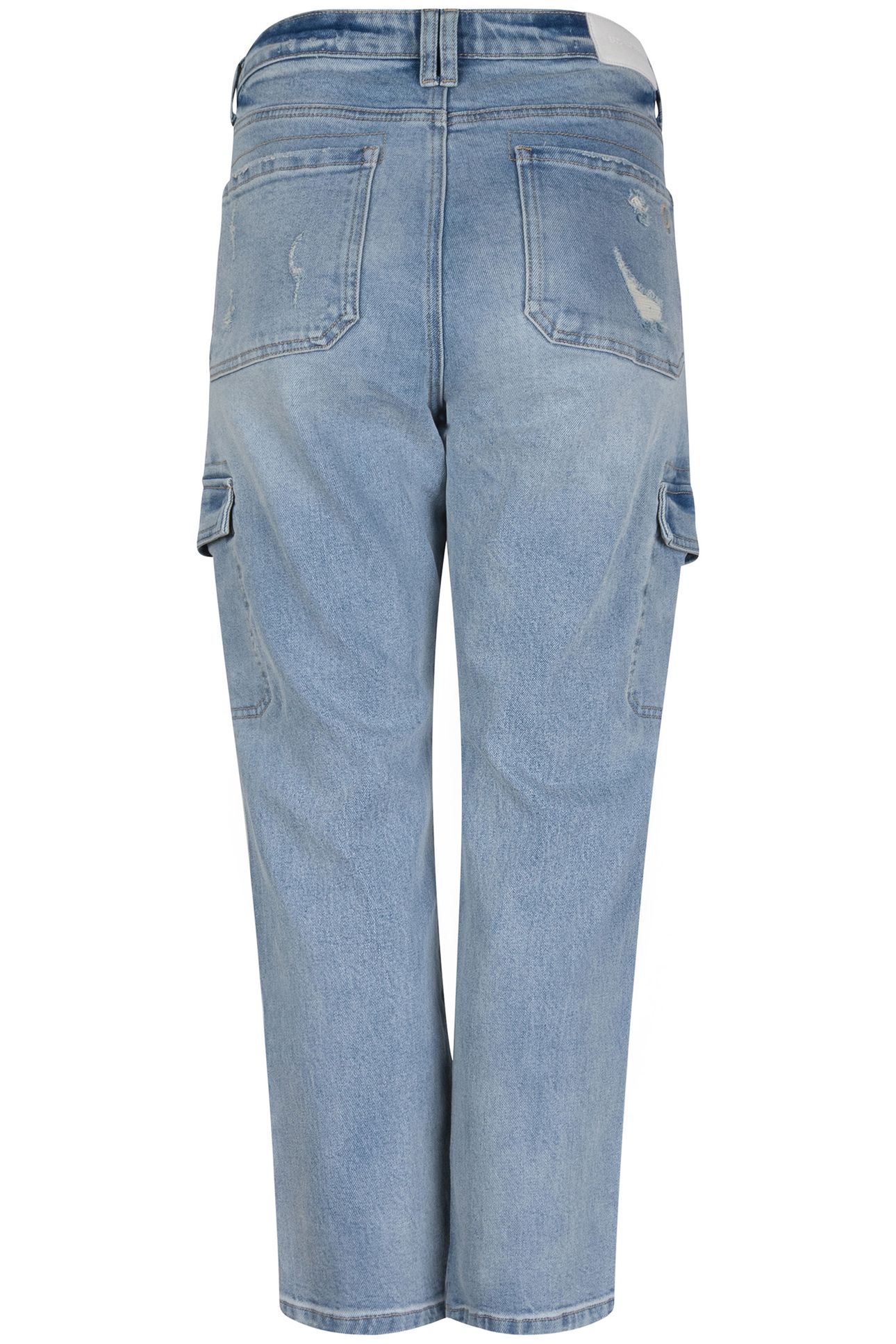 TROUSERS CARGO JEANS BLUE 4