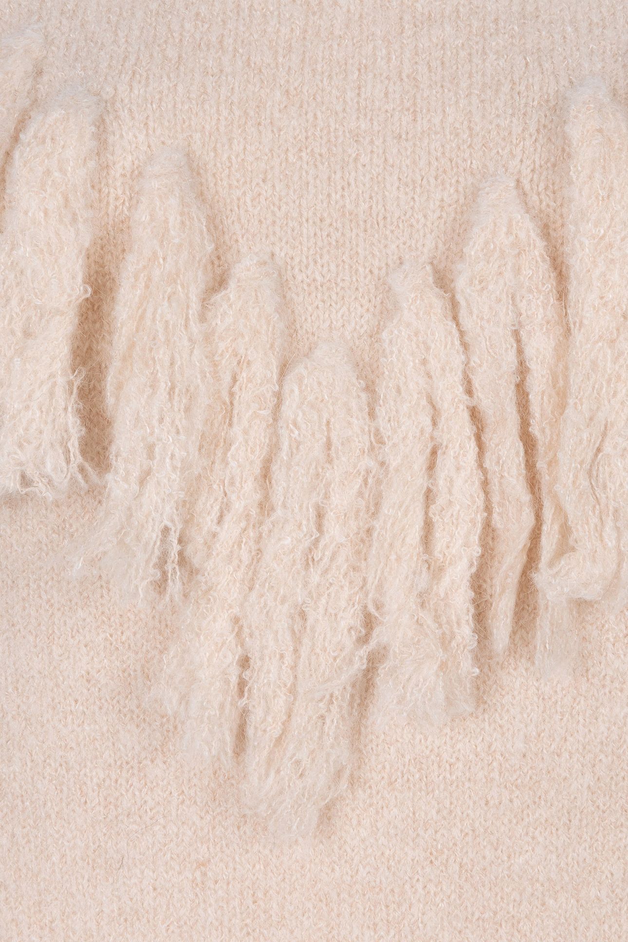 SWEATER FRINGES LIGHT SAND 9