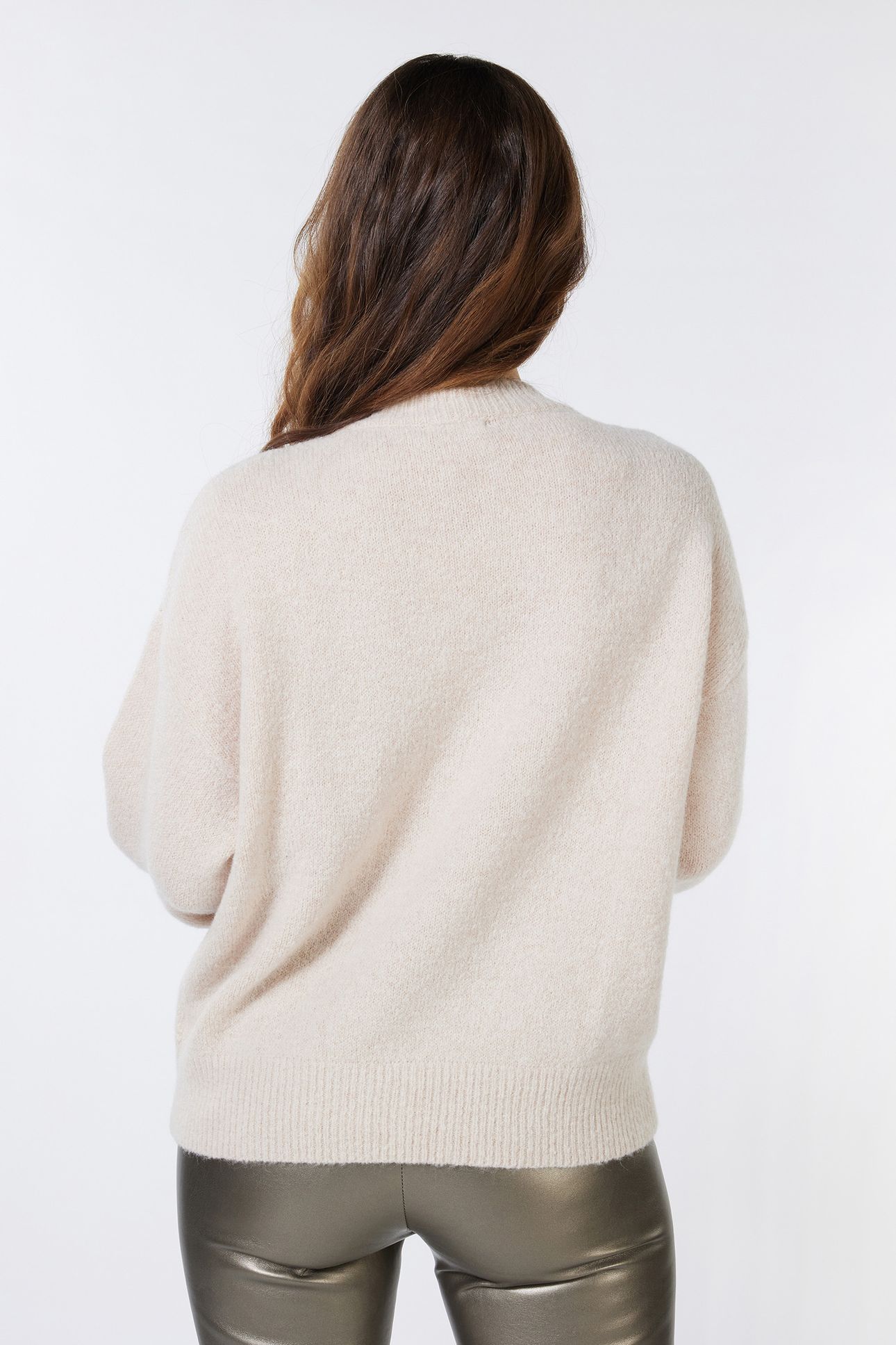 SWEATER FRINGES LIGHT SAND 3