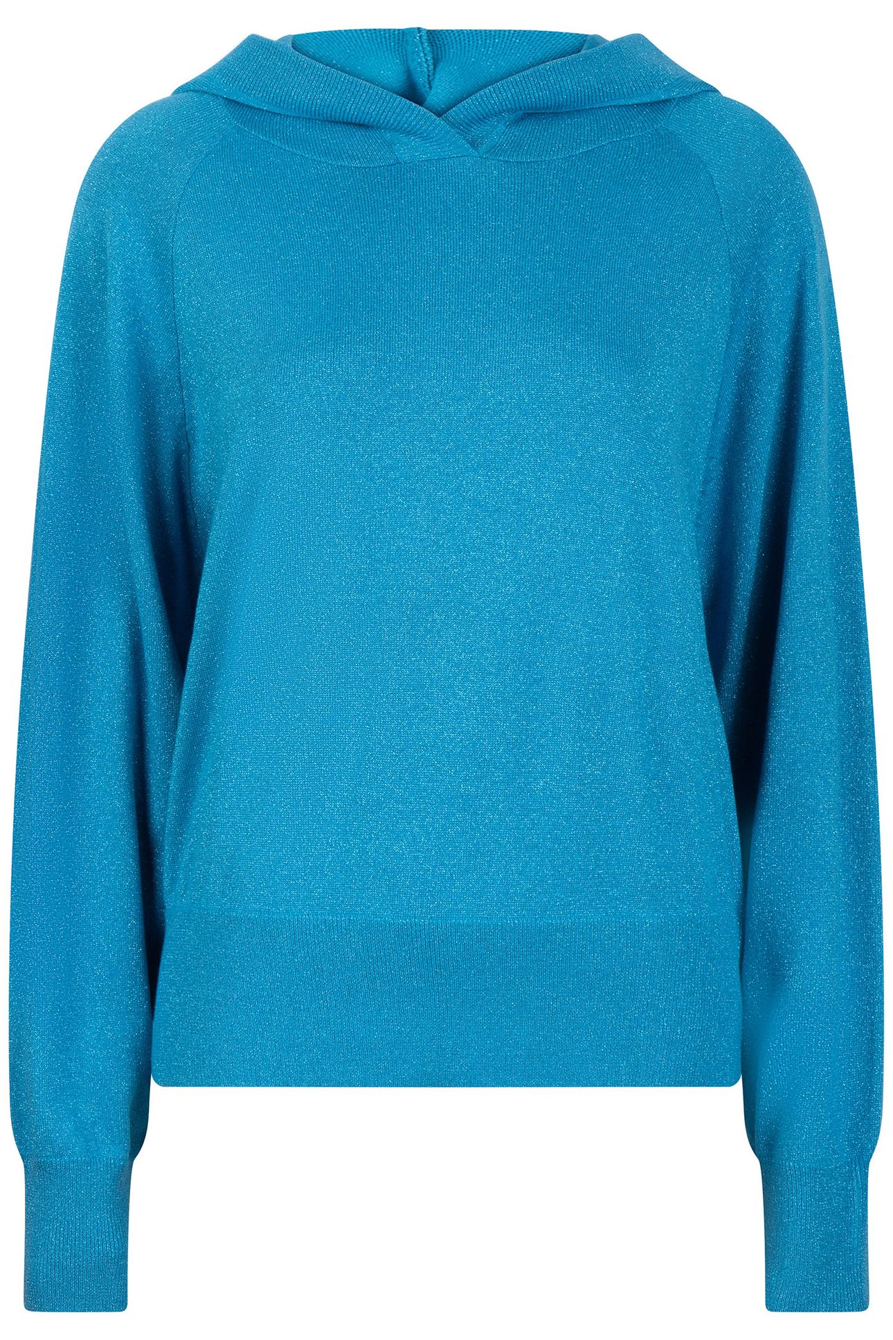 SWEATER HOODIE RAGLAN LUREX PETROL 6