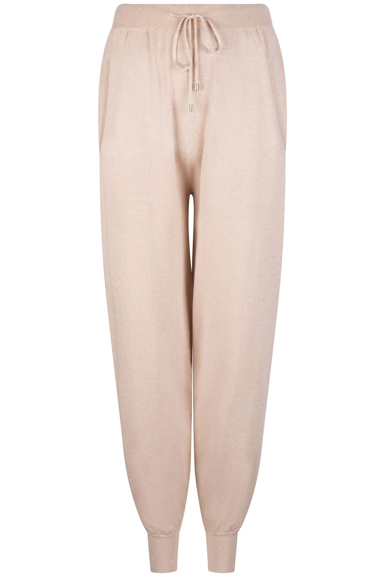 TROUSERS JOGGER LUREX LIGHT SAND 4