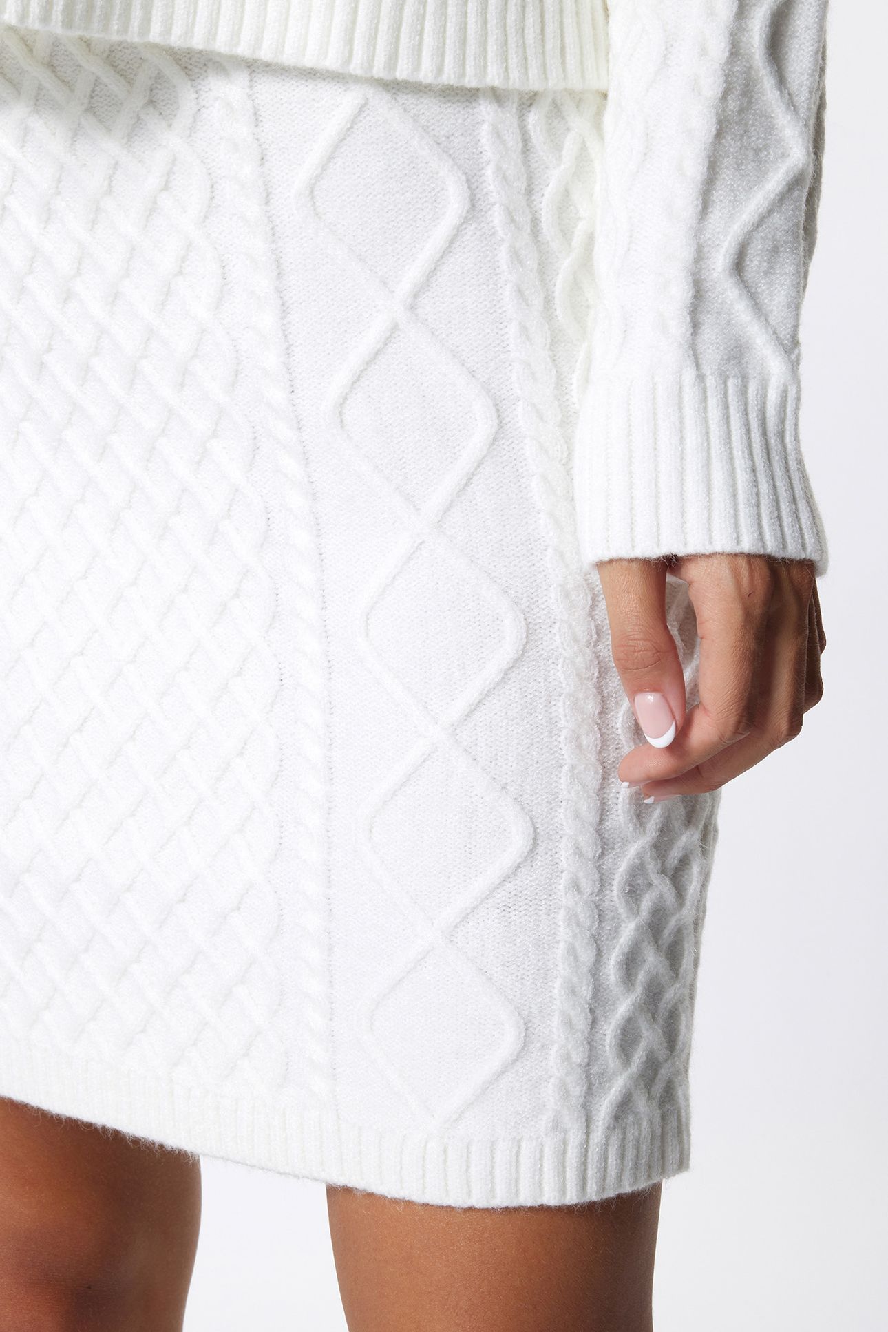 SKIRT CABLE OFF WHITE 7