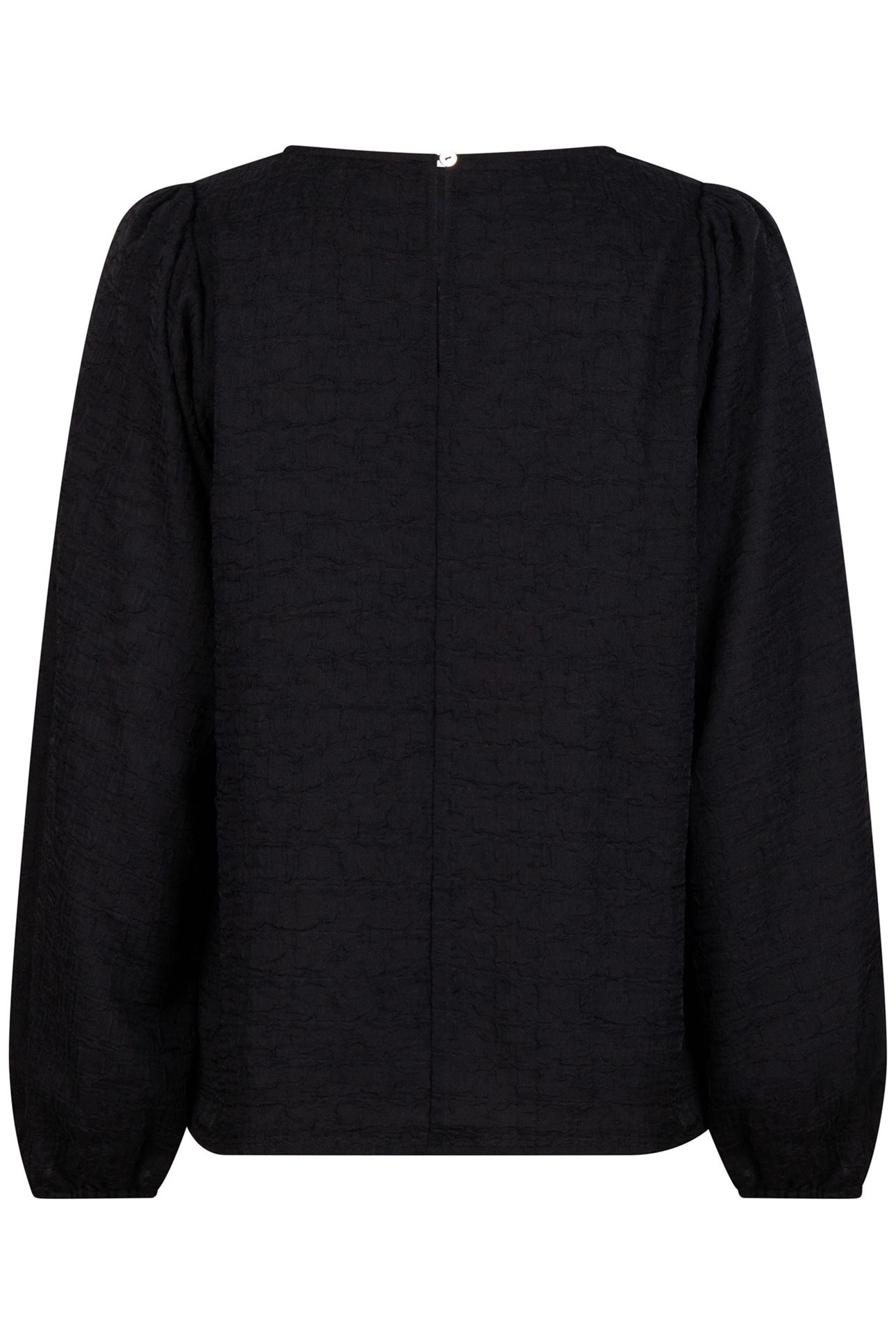 BLOUSE R-NECK BLACK 7
