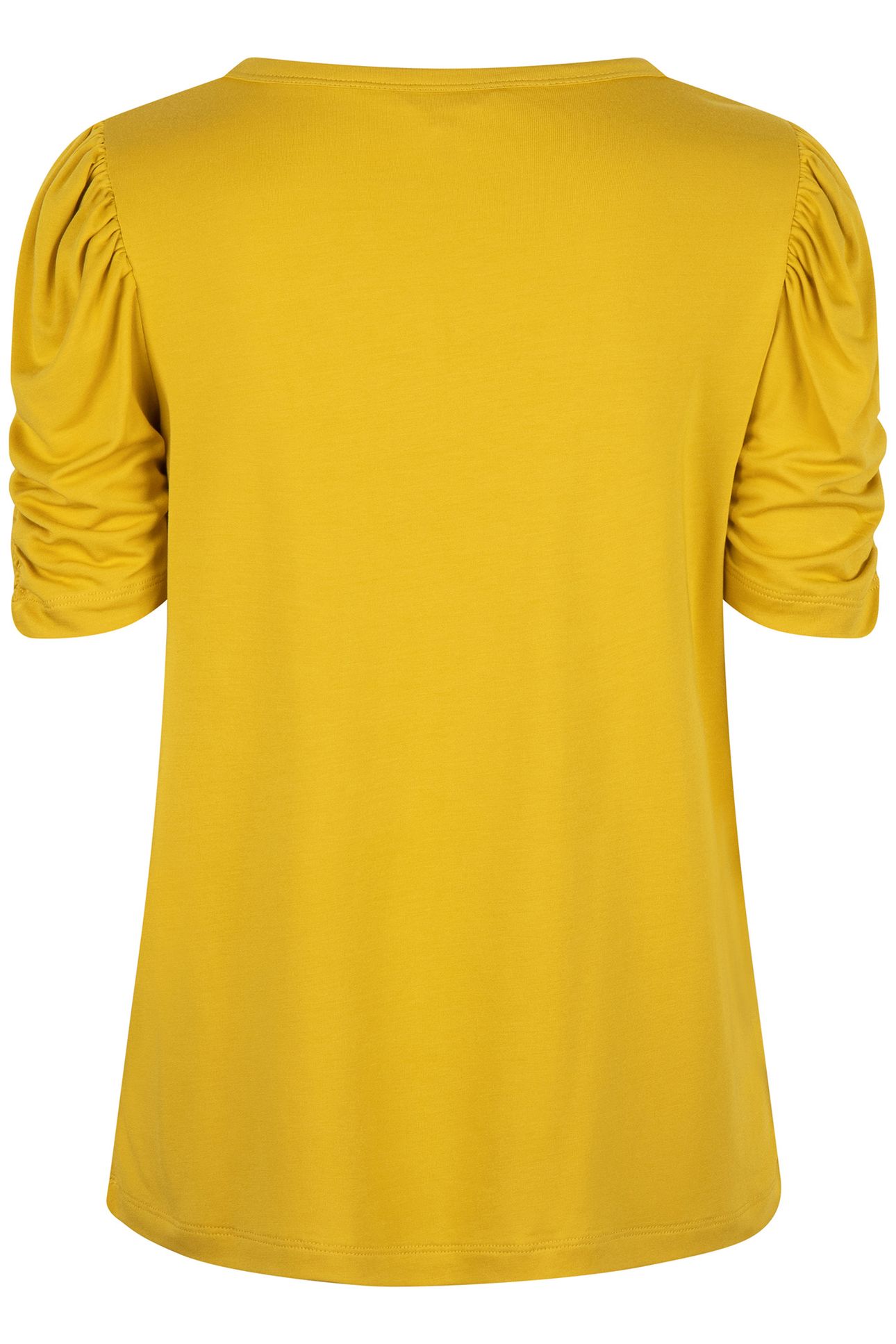 T-SHIRT MODAL PUFF S/SLVE OCHRE 4